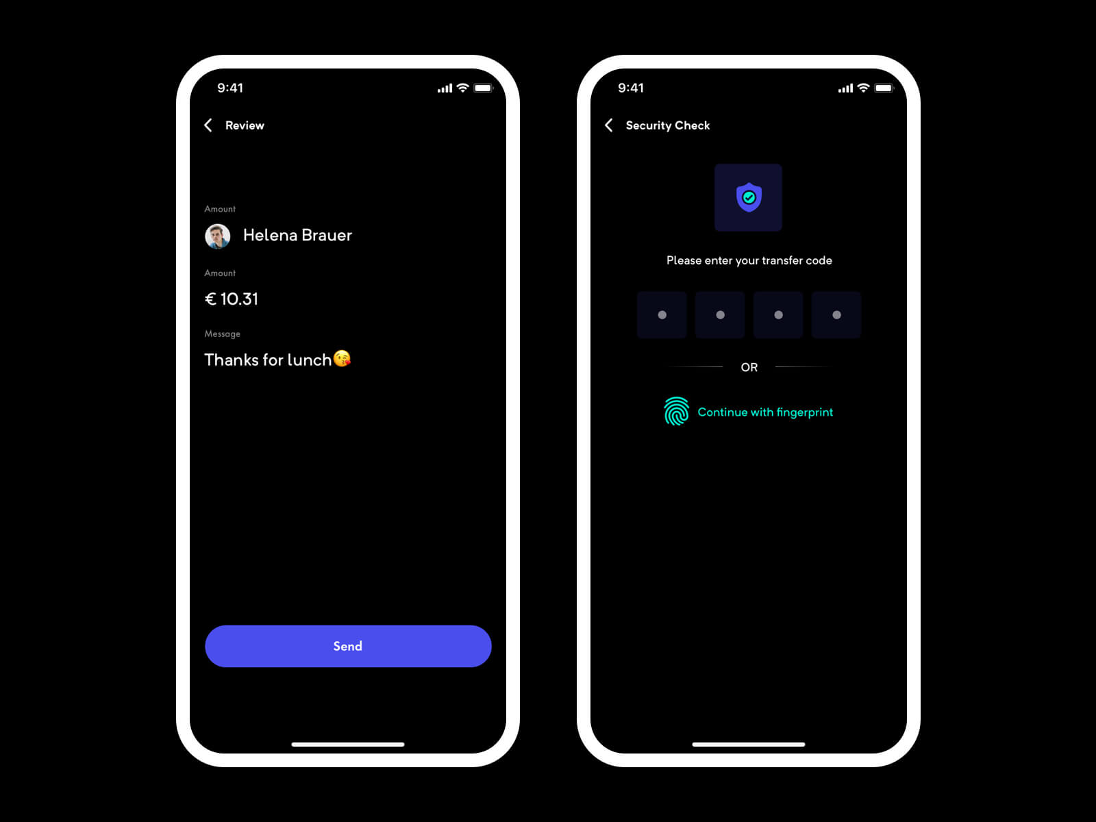 Mobile Bank Transaction Kit presentation image