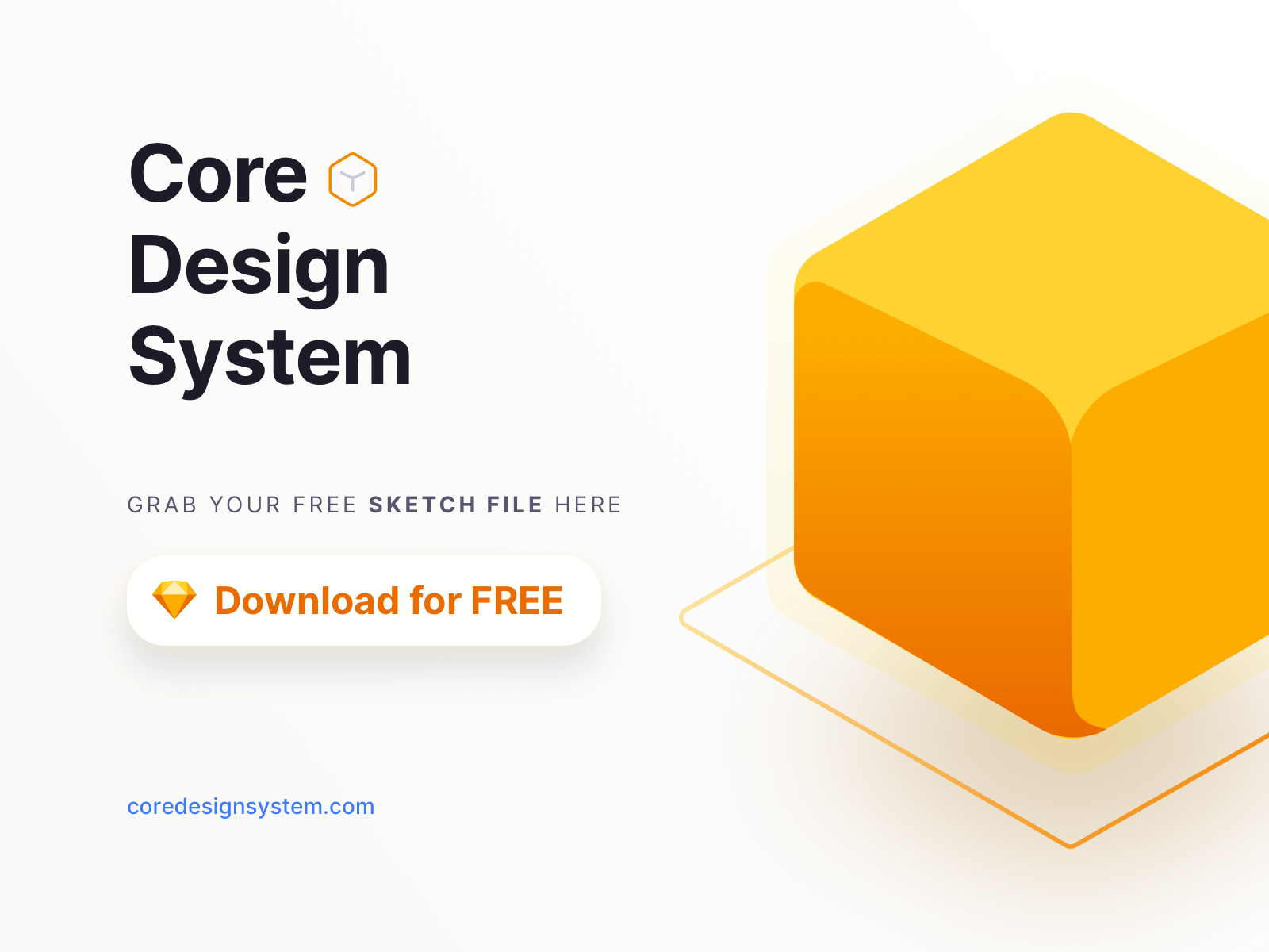 Core Design System - Sketch Free File presentation image