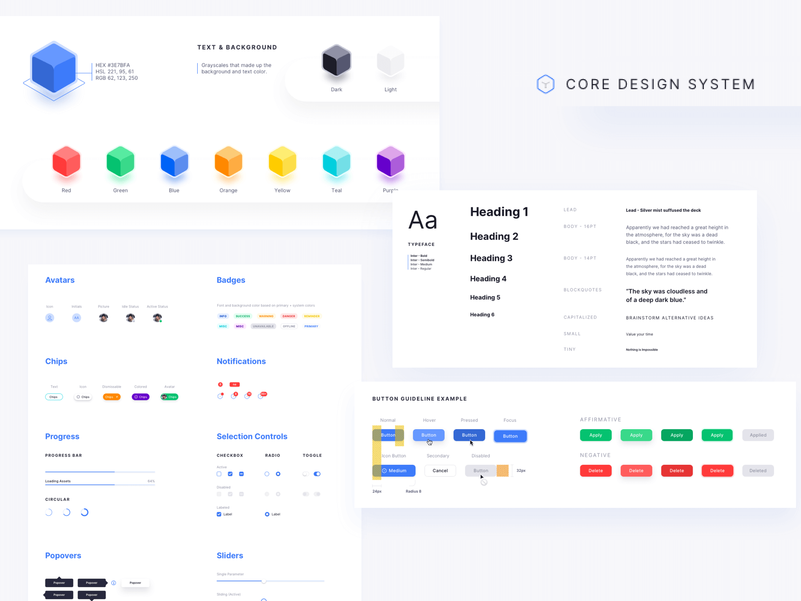 Core Design System - Free Figma File presentation image