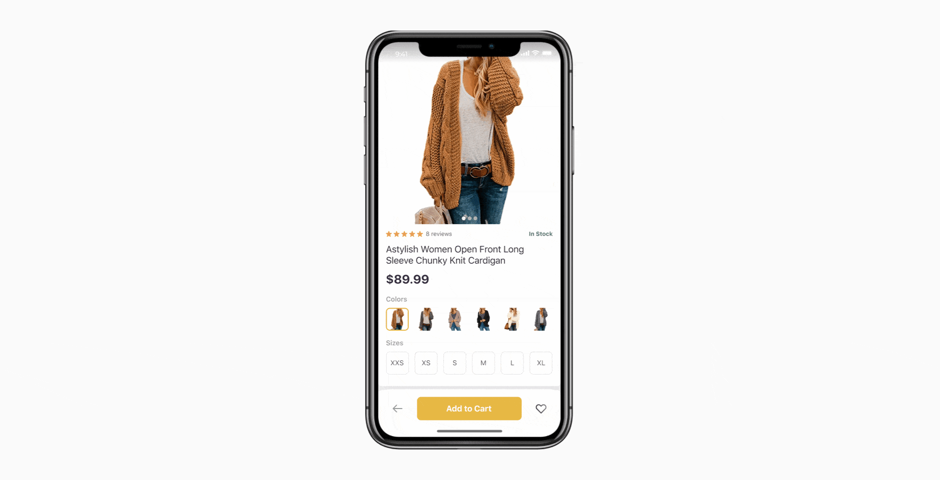 Free Mobile App \ E-commerce template \ Figma \ UI \ Store \ Shop presentation image