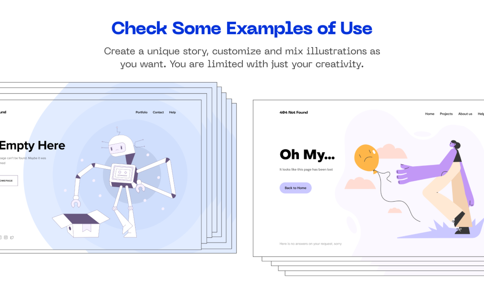 Error 404 Illustrations presentation image