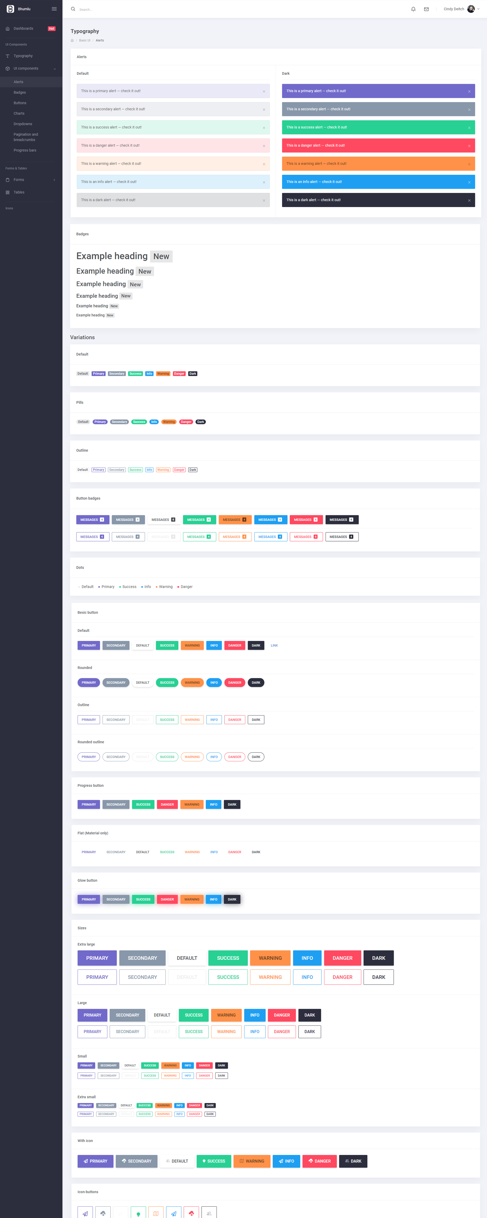Bhumlu Bootstrap Admin Template presentation image
