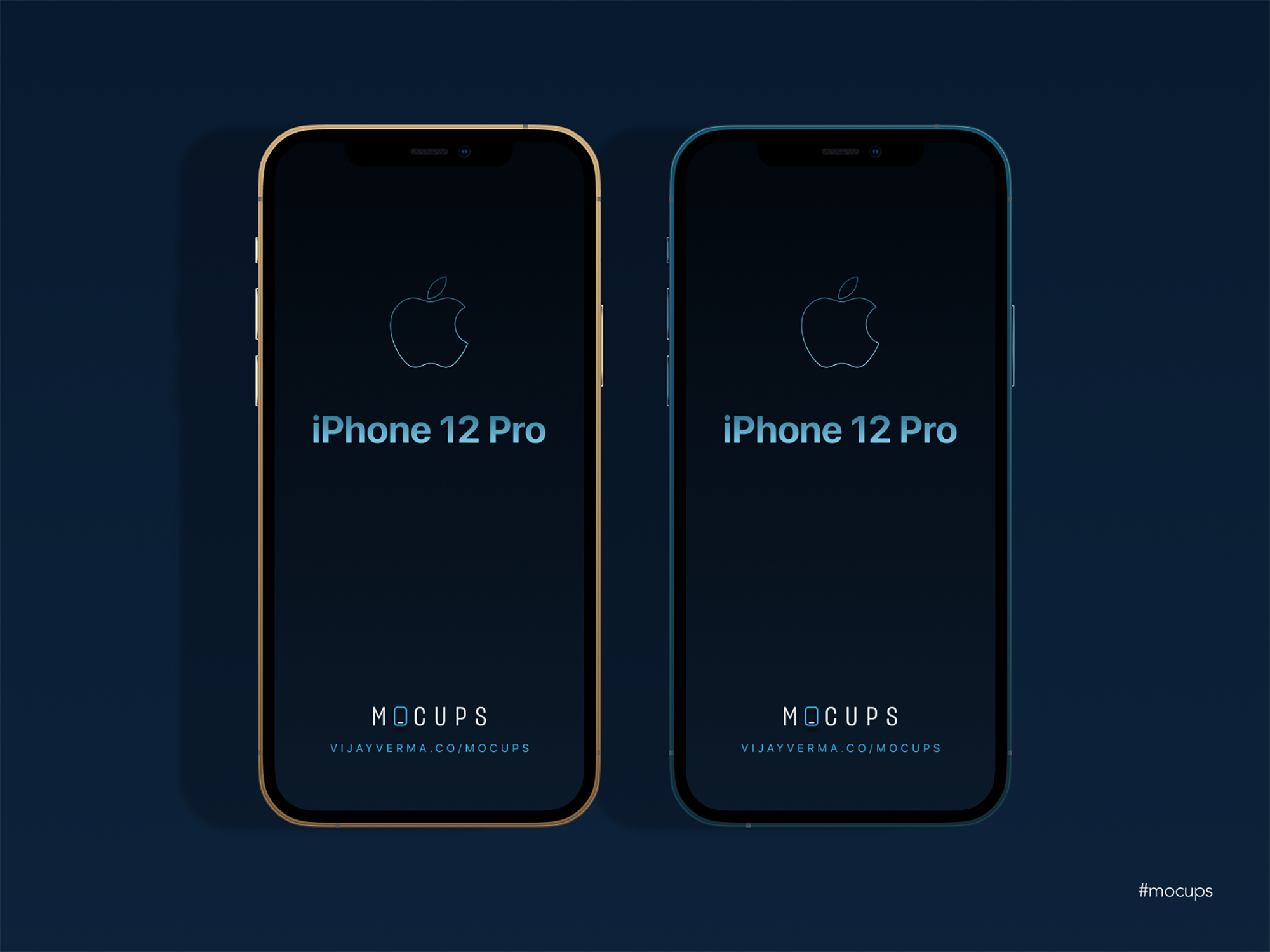 mocups - Freebies iPhone 12 Mockups presentation image
