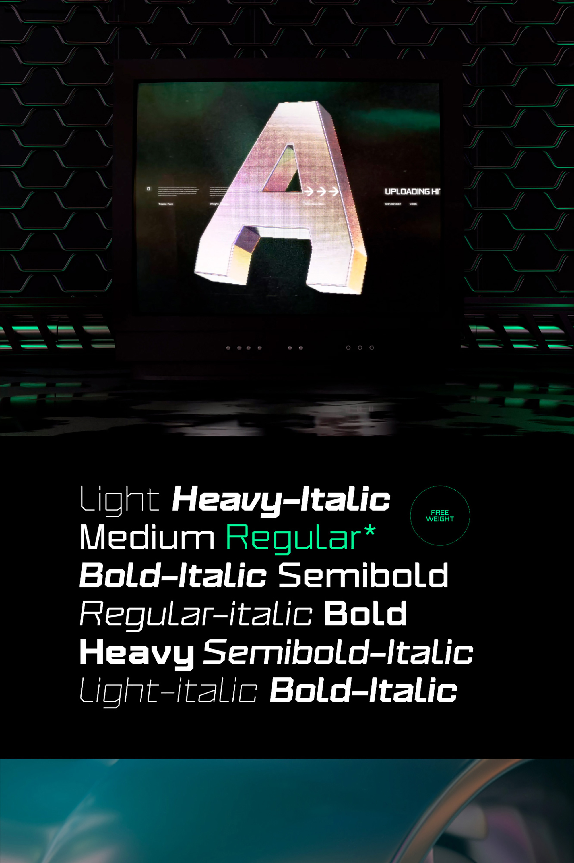 Triakis Font Family – Free Weight presentation image