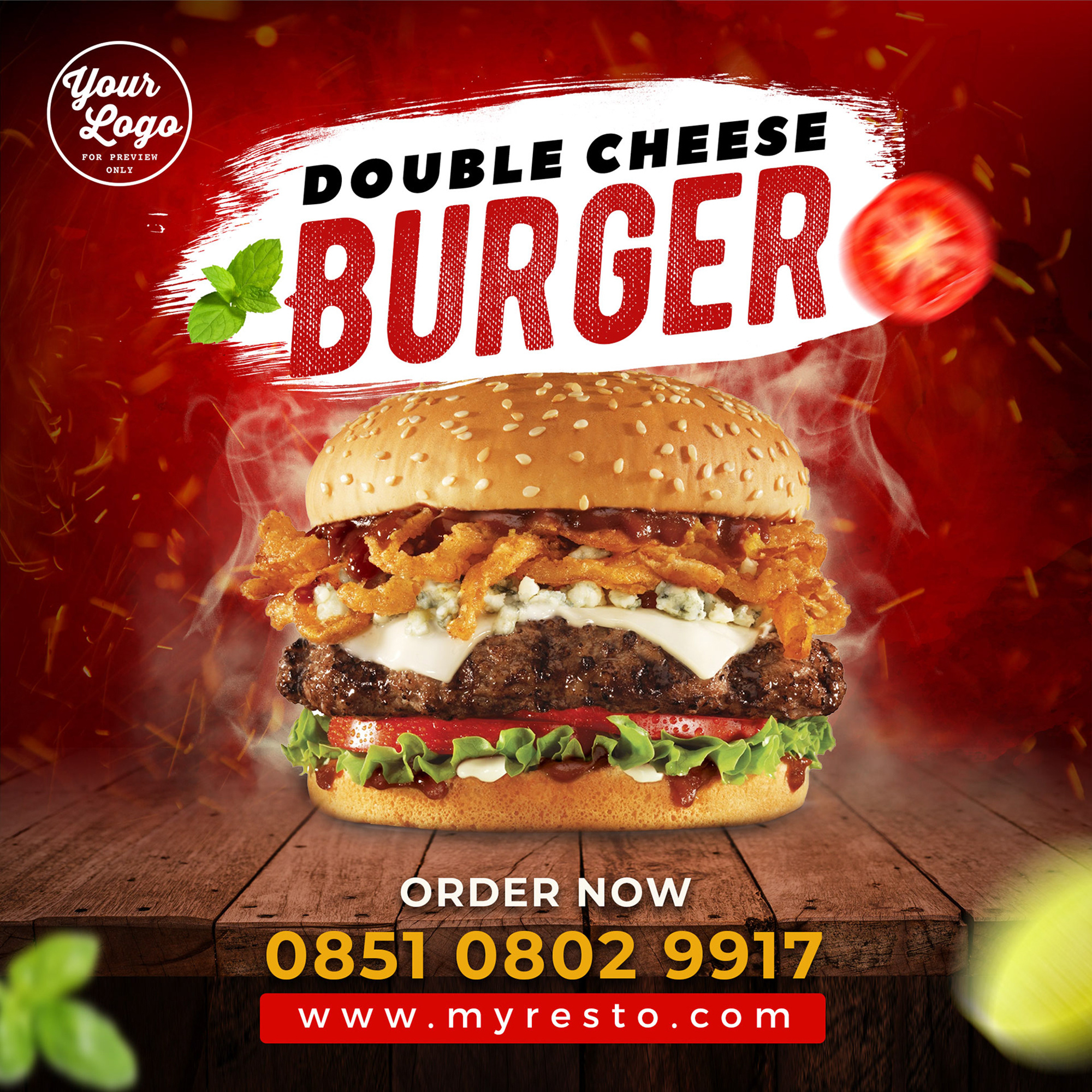 Food Menu Promotion Template presentation image