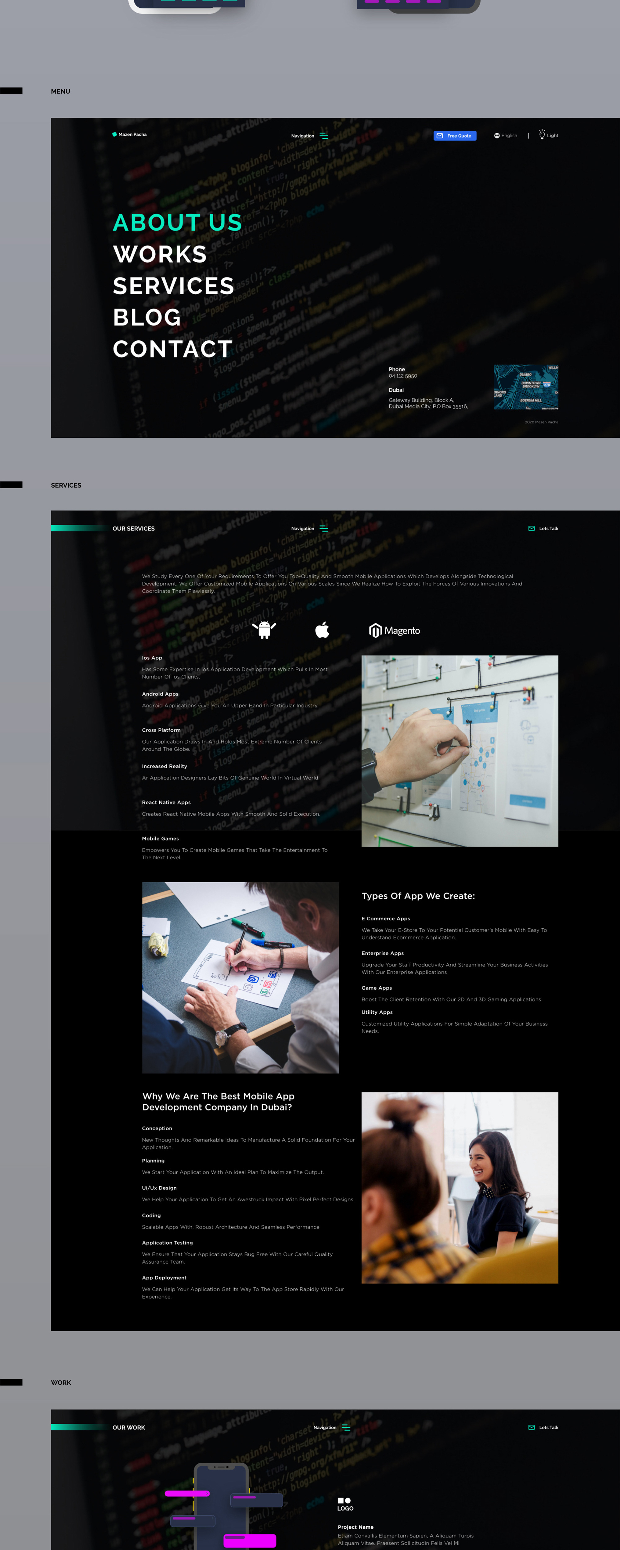 Digital Agency Free Website Design presentation image