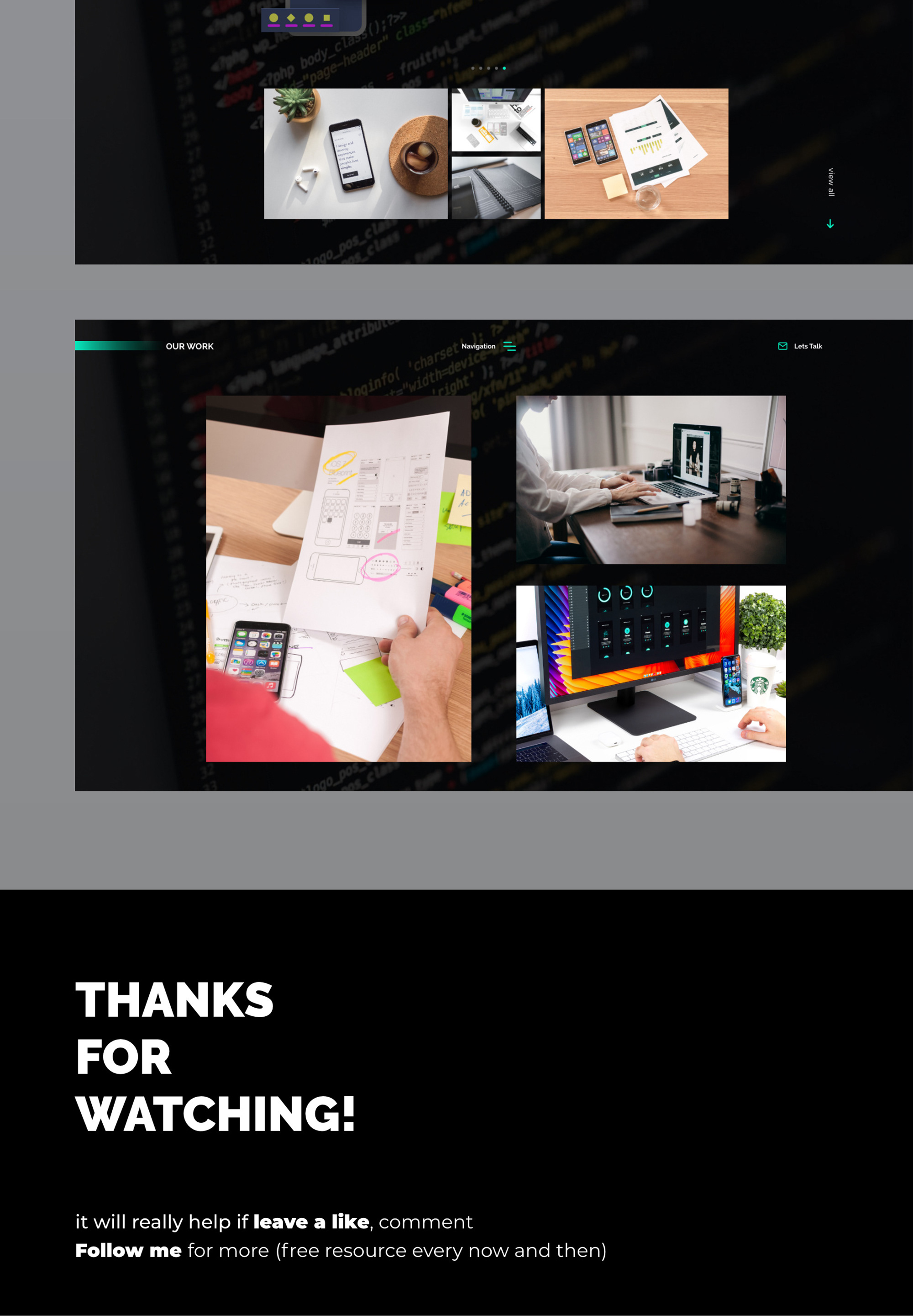 Digital Agency Free Website Design presentation image