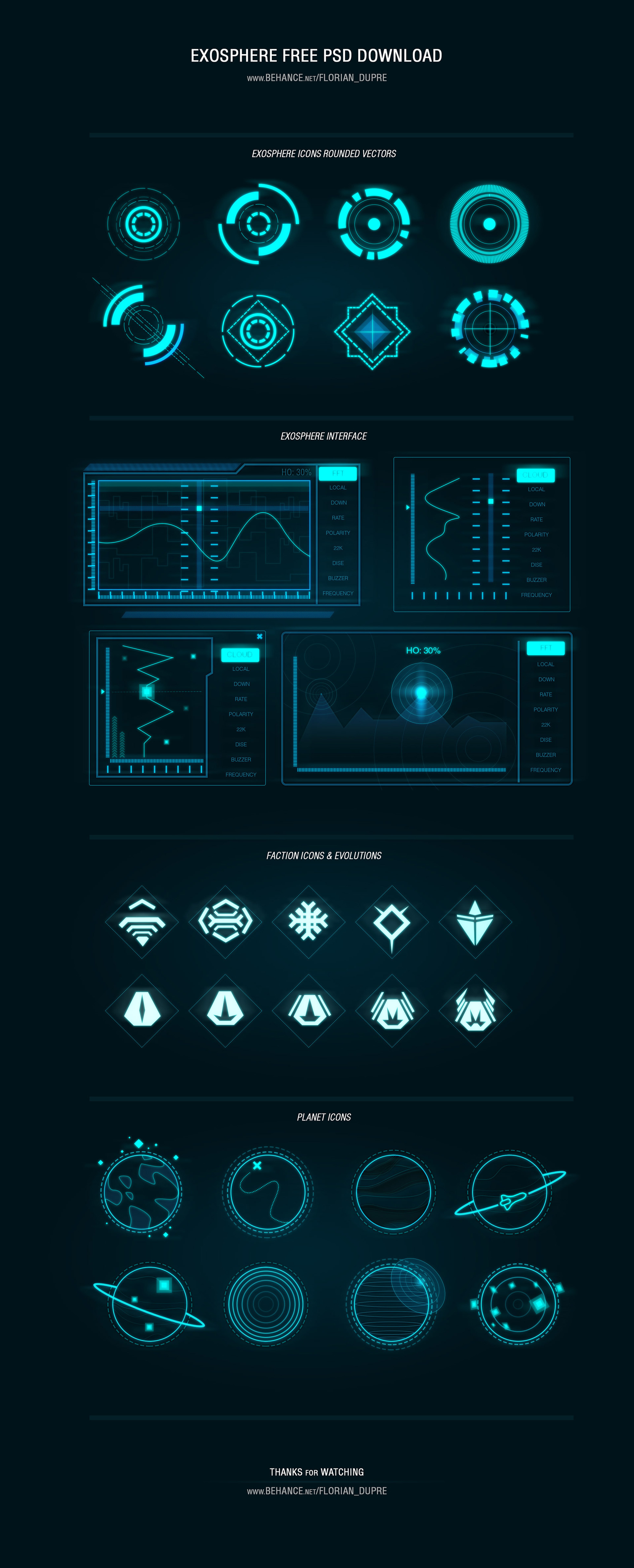 Exosphere Free Template Scifi presentation image