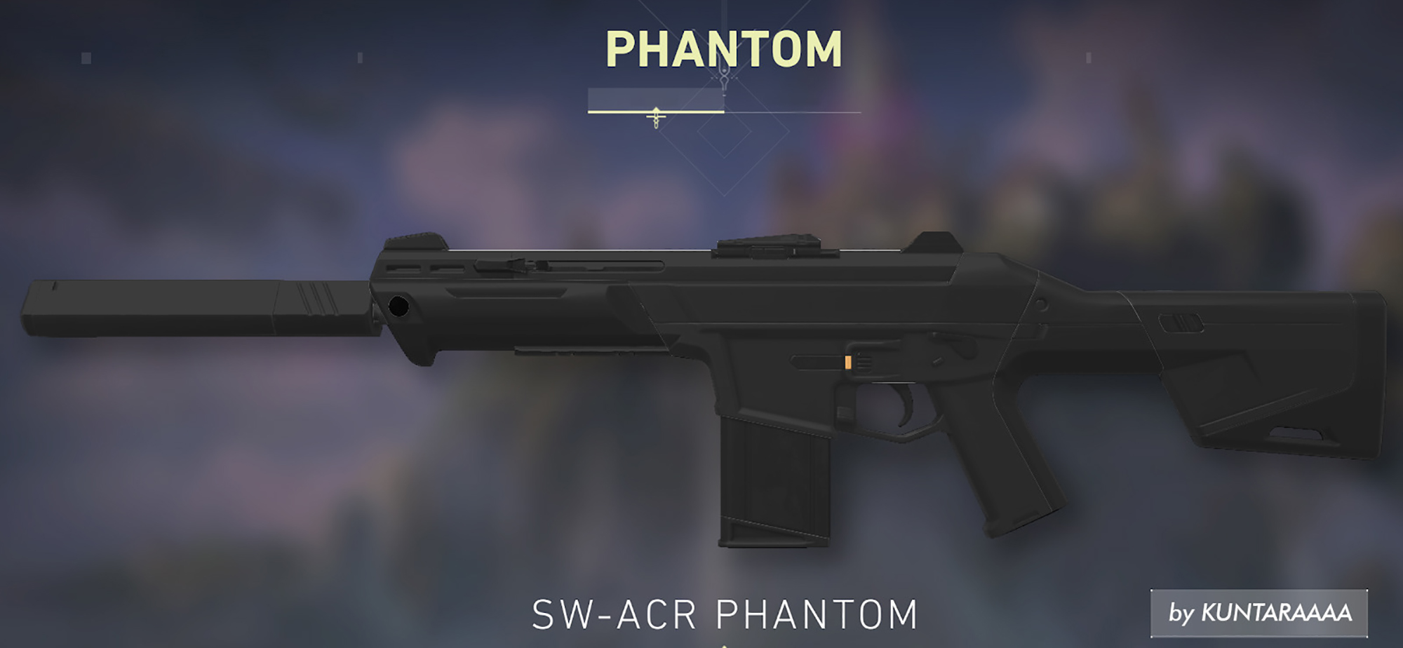 VALORANT™ PHANTOM FREE PSD MOCKUP presentation image