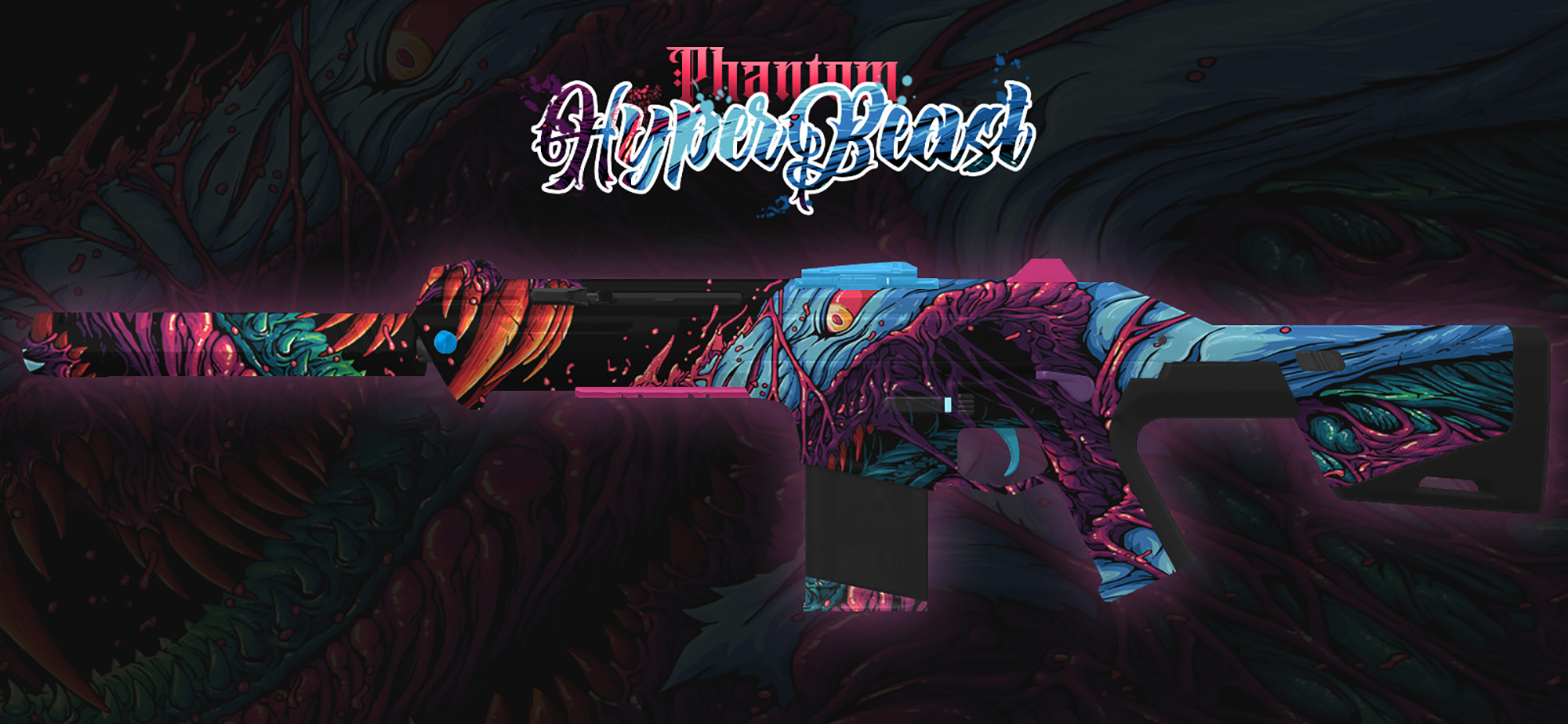 VALORANT™ PHANTOM FREE PSD MOCKUP presentation image