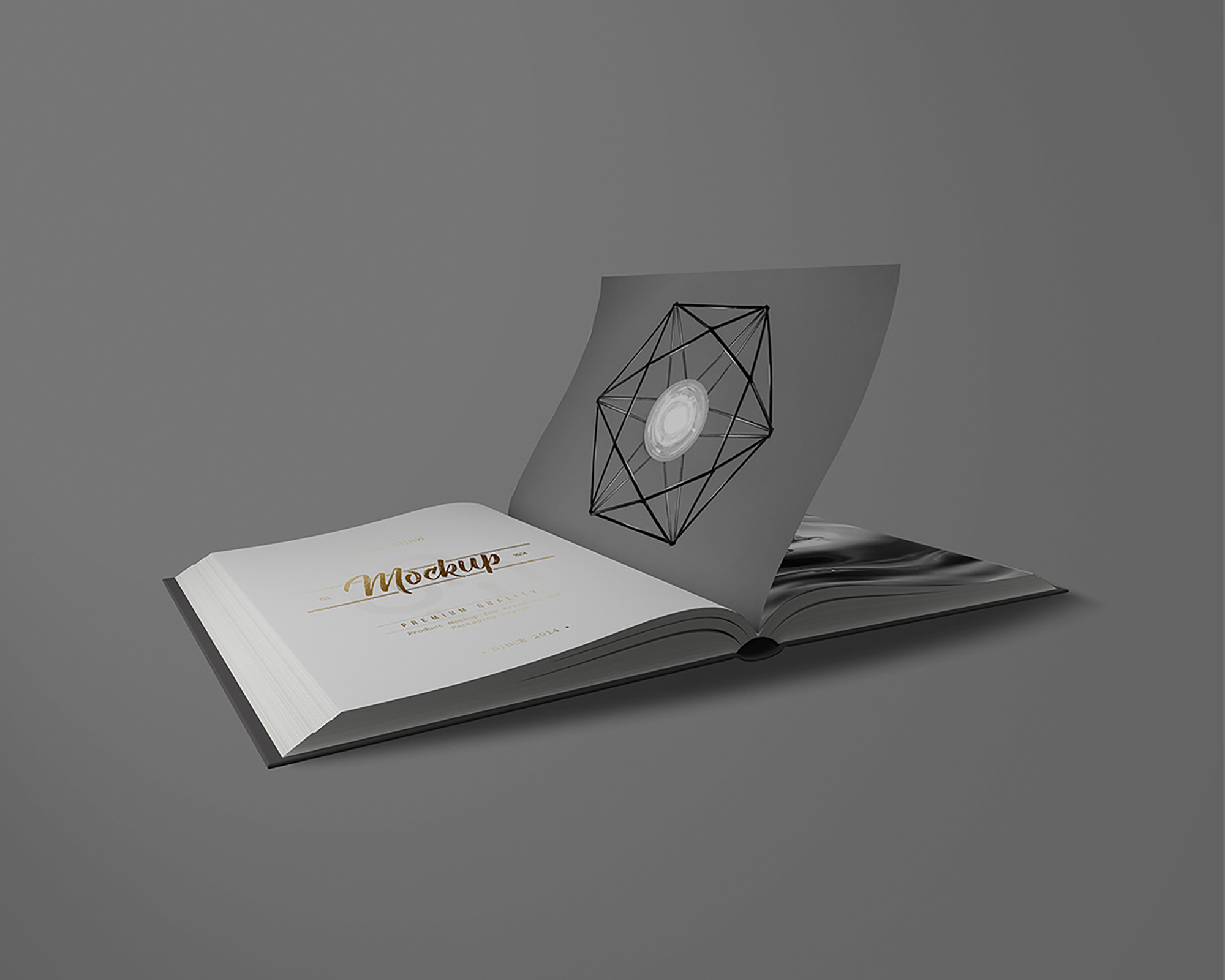 HardCover Book Mockup presentation image