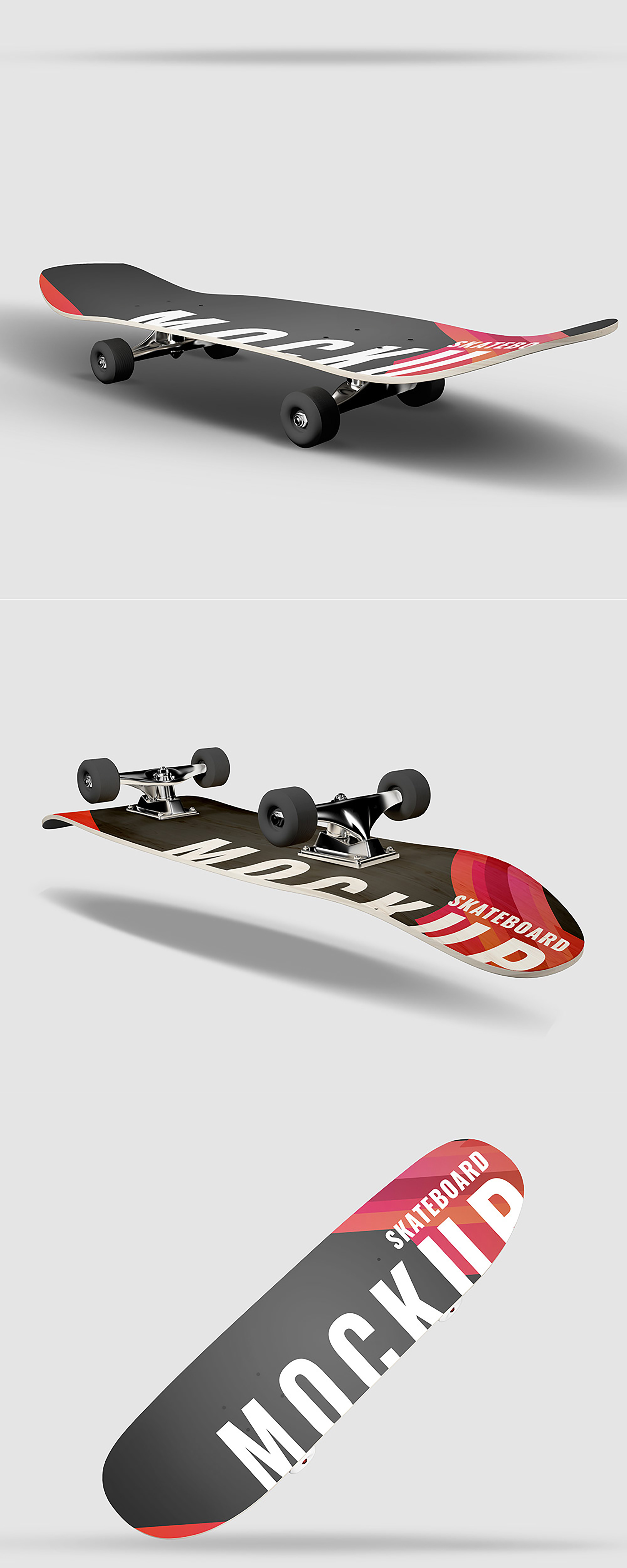 Skateboard Mockup Pack presentation image
