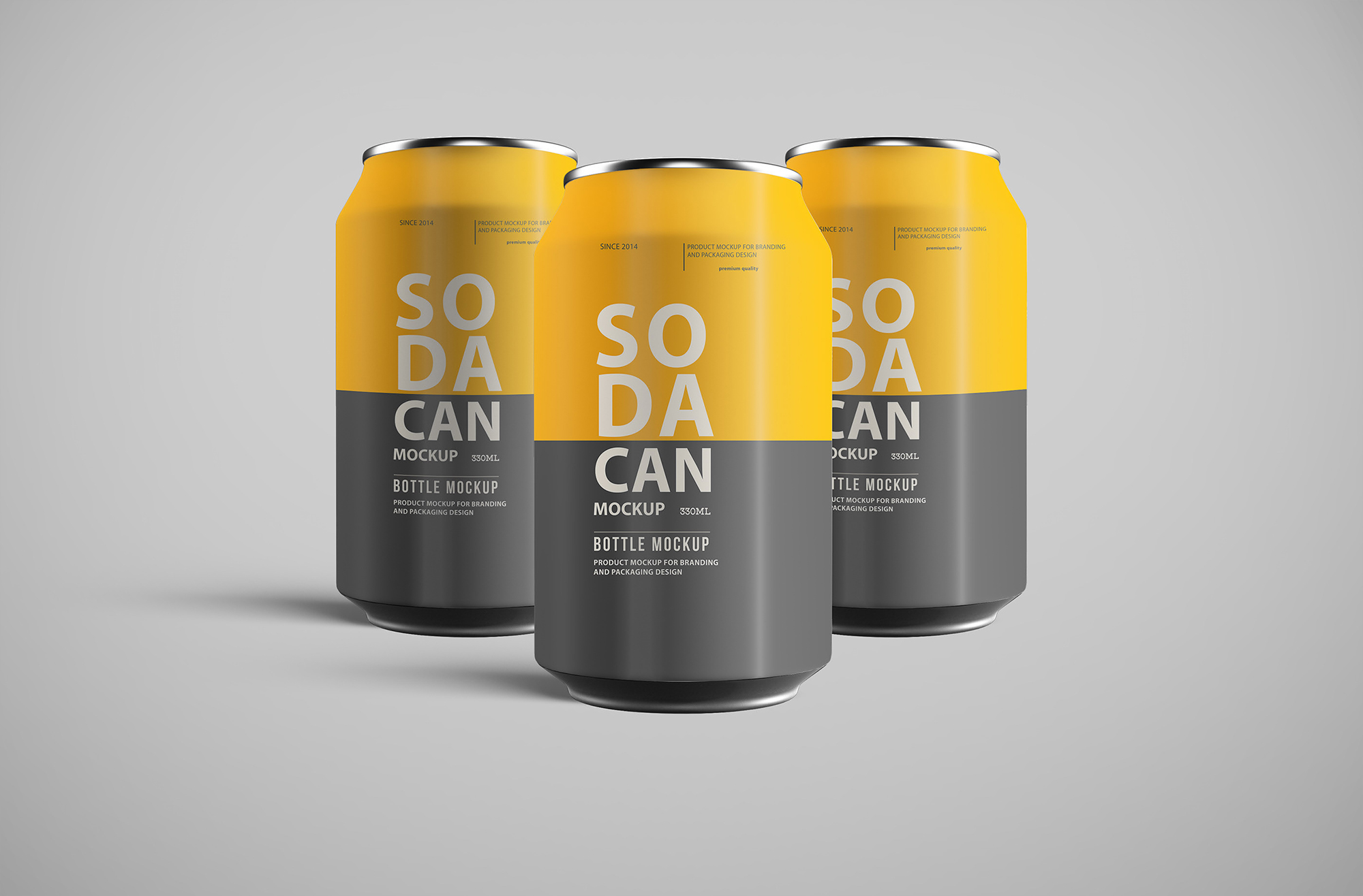 Soda Can Mockup Pack presentation image