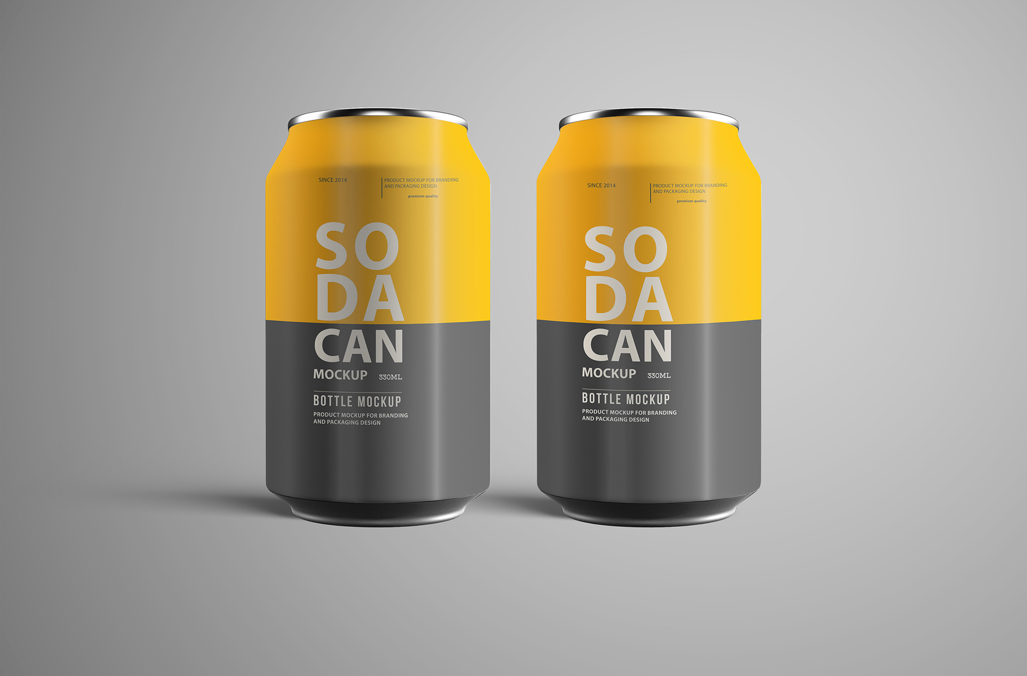 Soda Can Mockup Pack presentation image