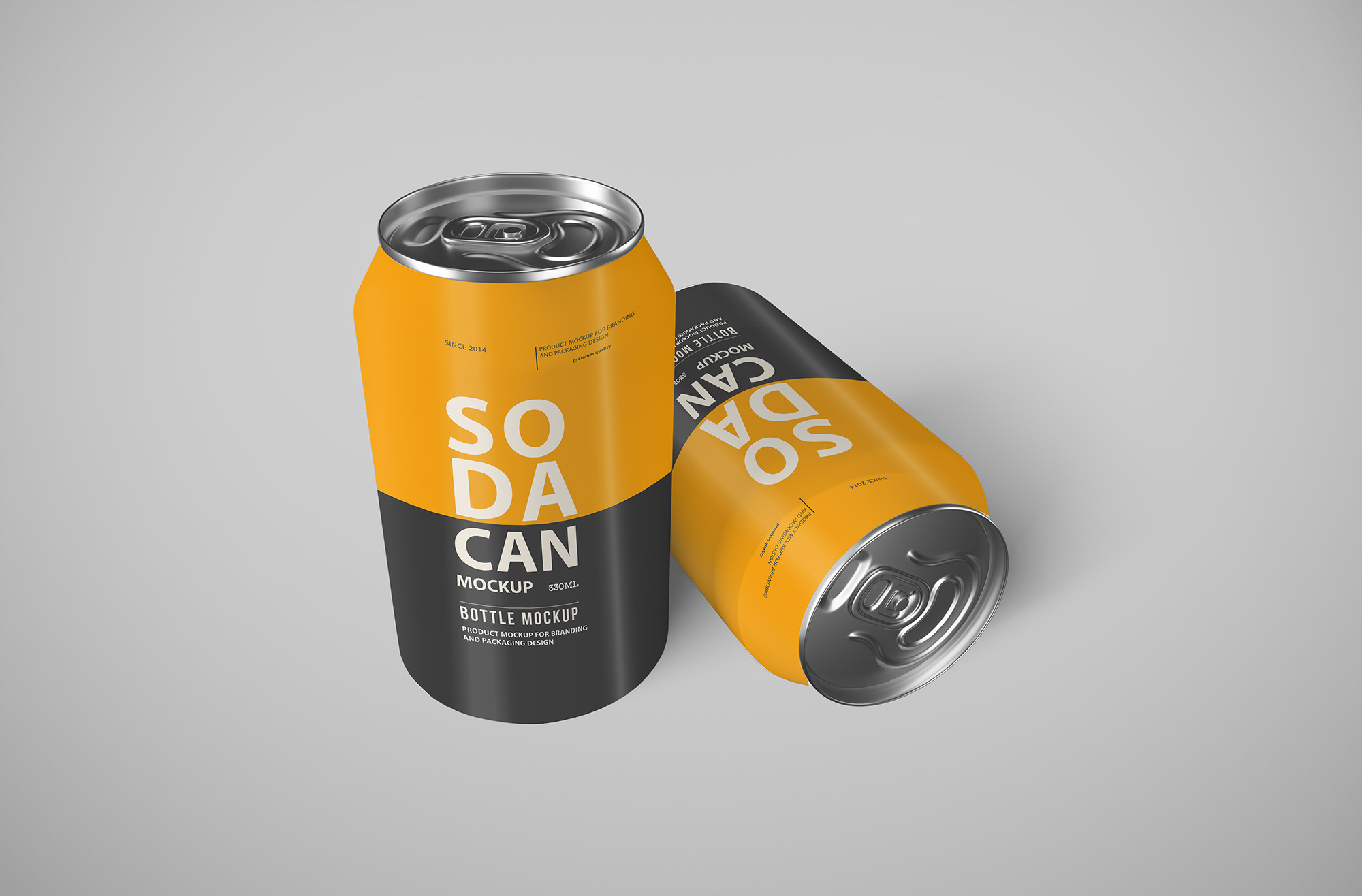 Soda Can Mockup Pack presentation image