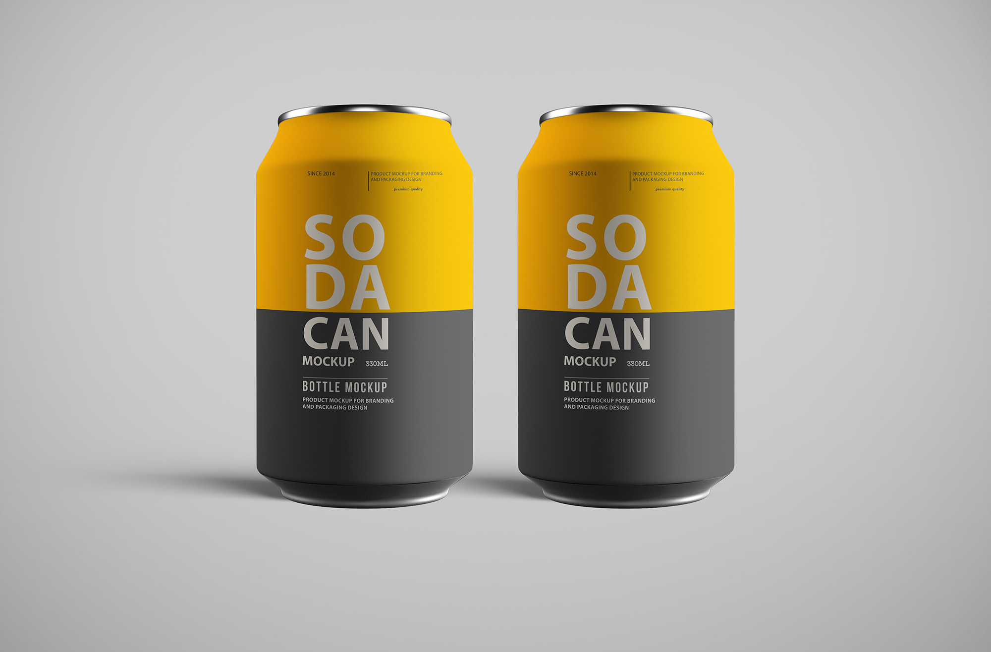 Soda Can Mockup Pack presentation image