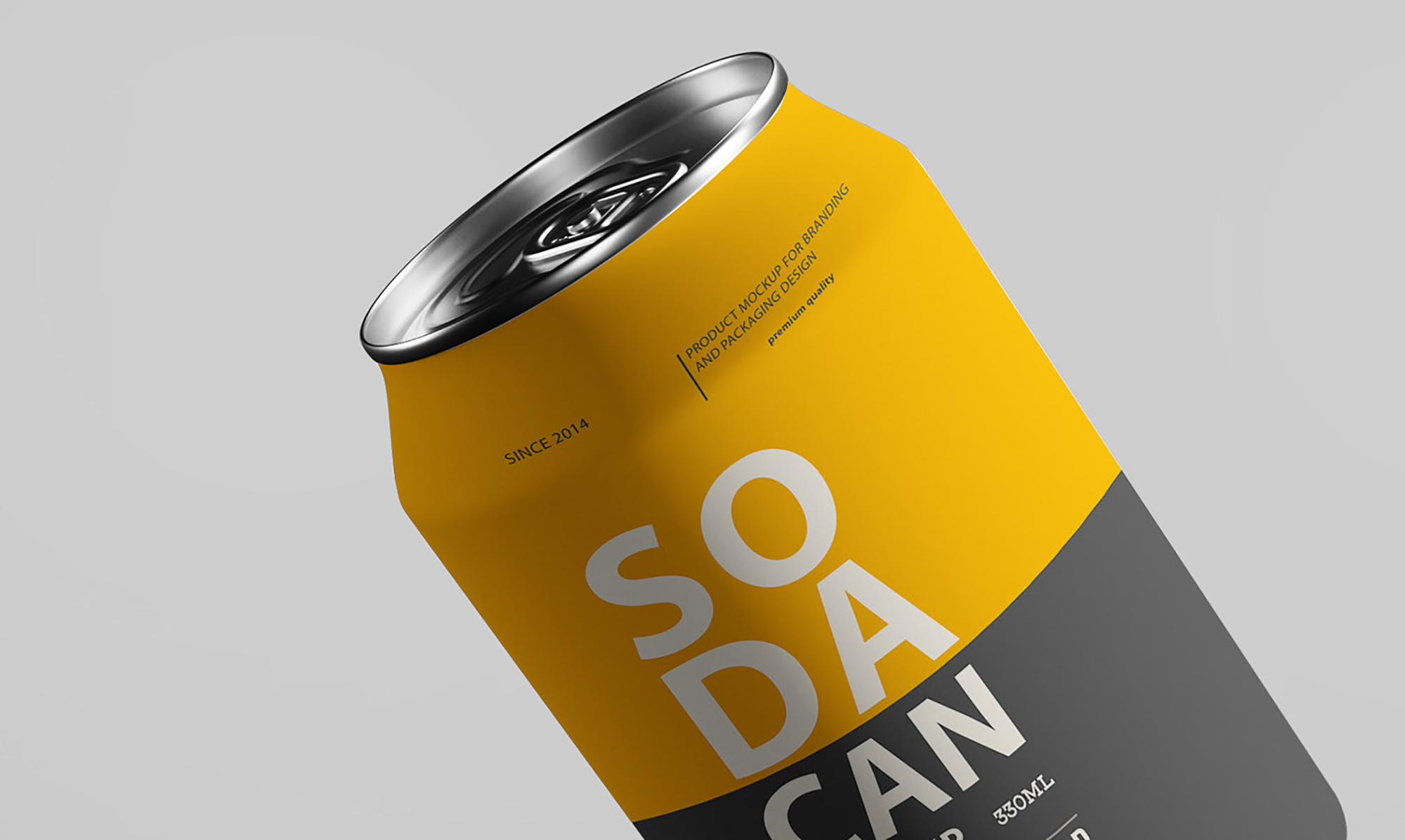 Soda Can Mockup Pack presentation image
