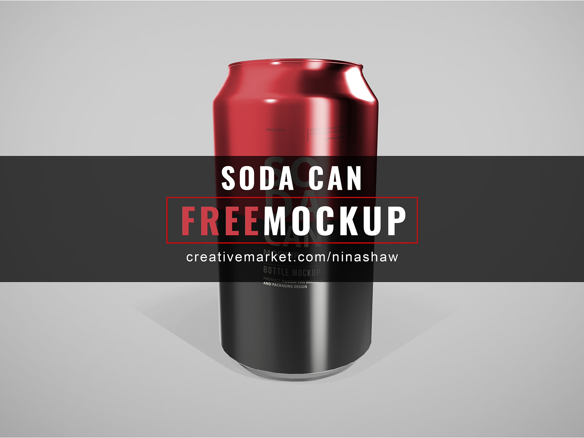 Soda Can Mockup presentation image