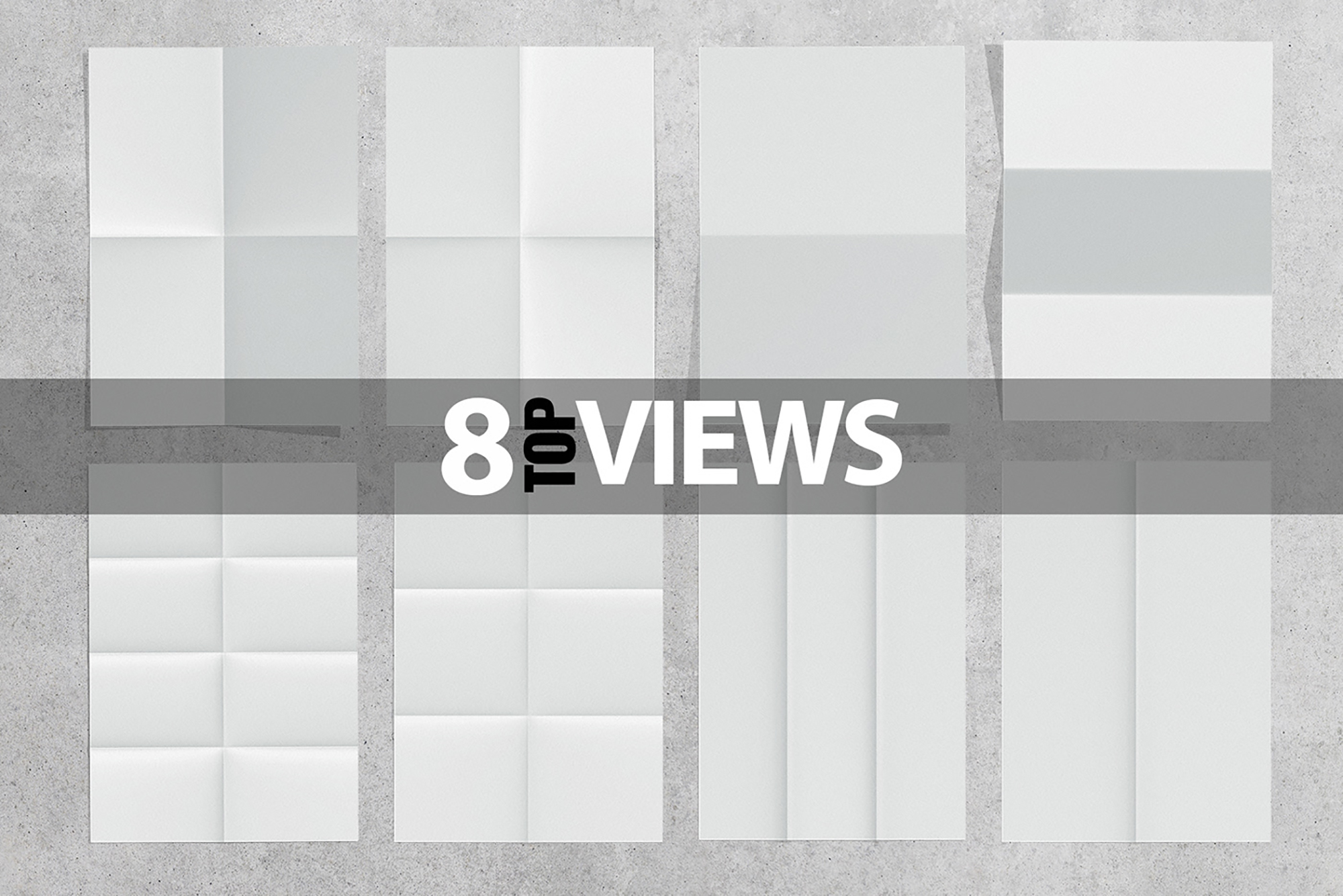 Folded Paper Mockup presentation image