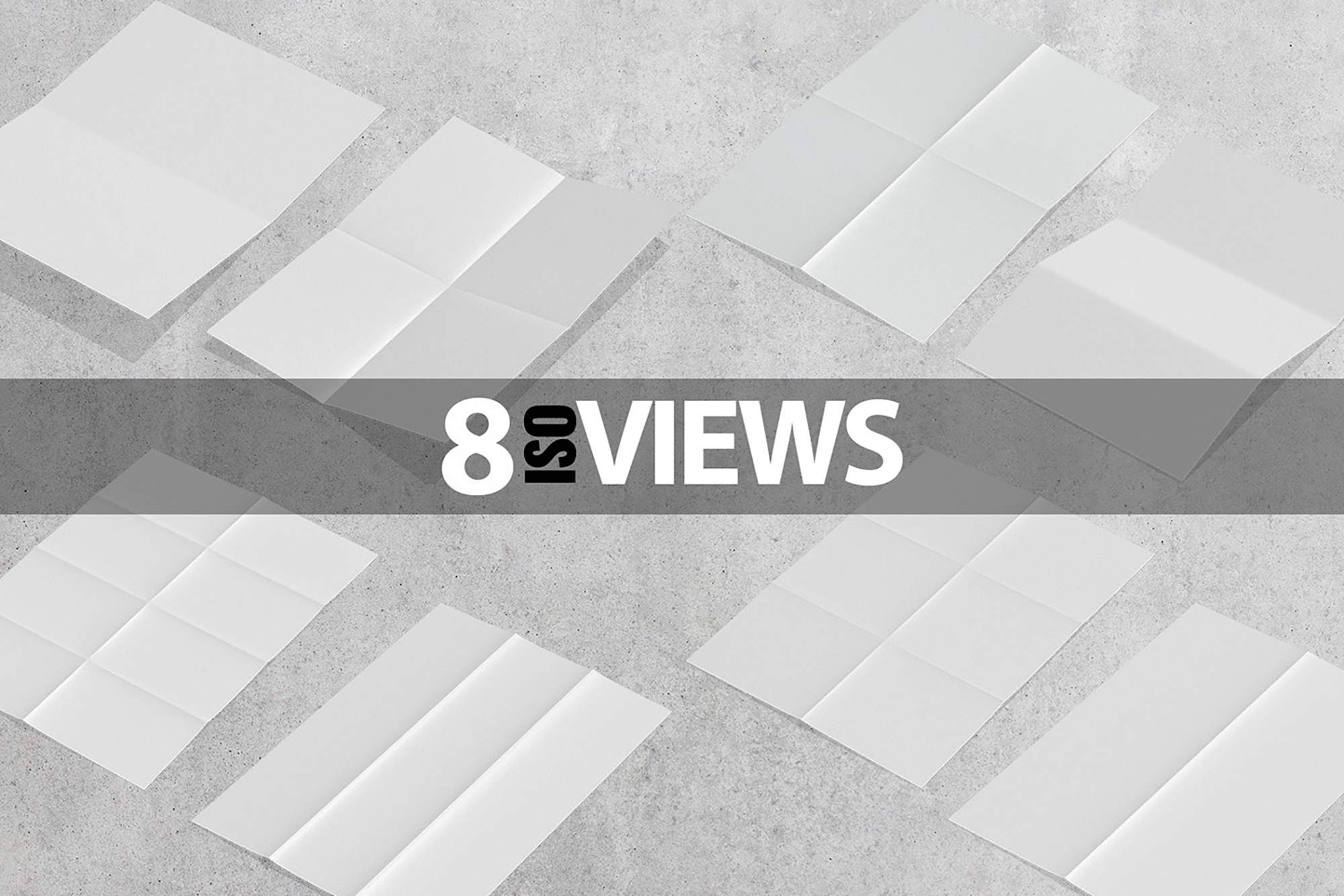 Folded Paper Mockup presentation image