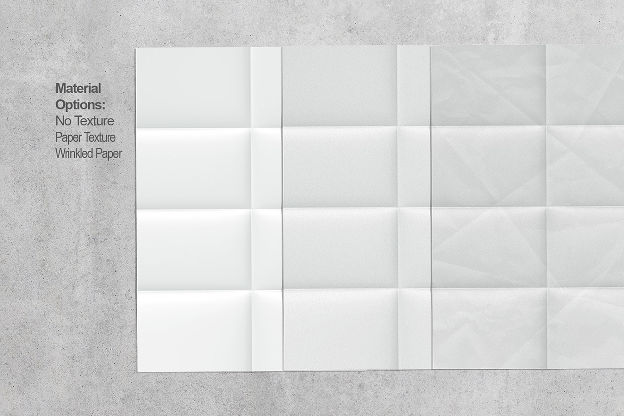 Folded Paper Mockup presentation image