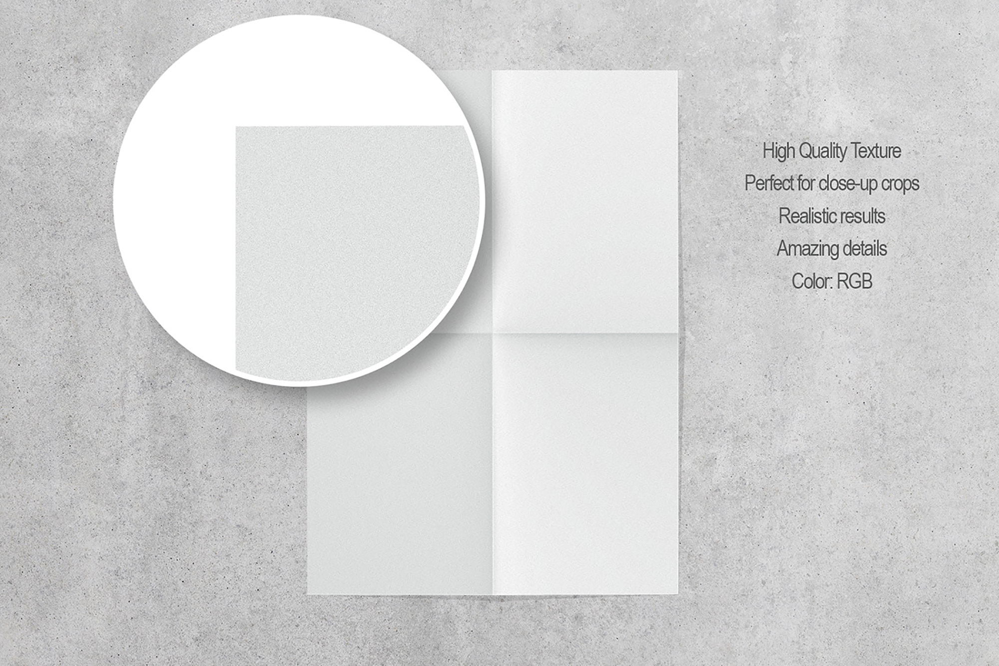 Folded Paper Mockup presentation image