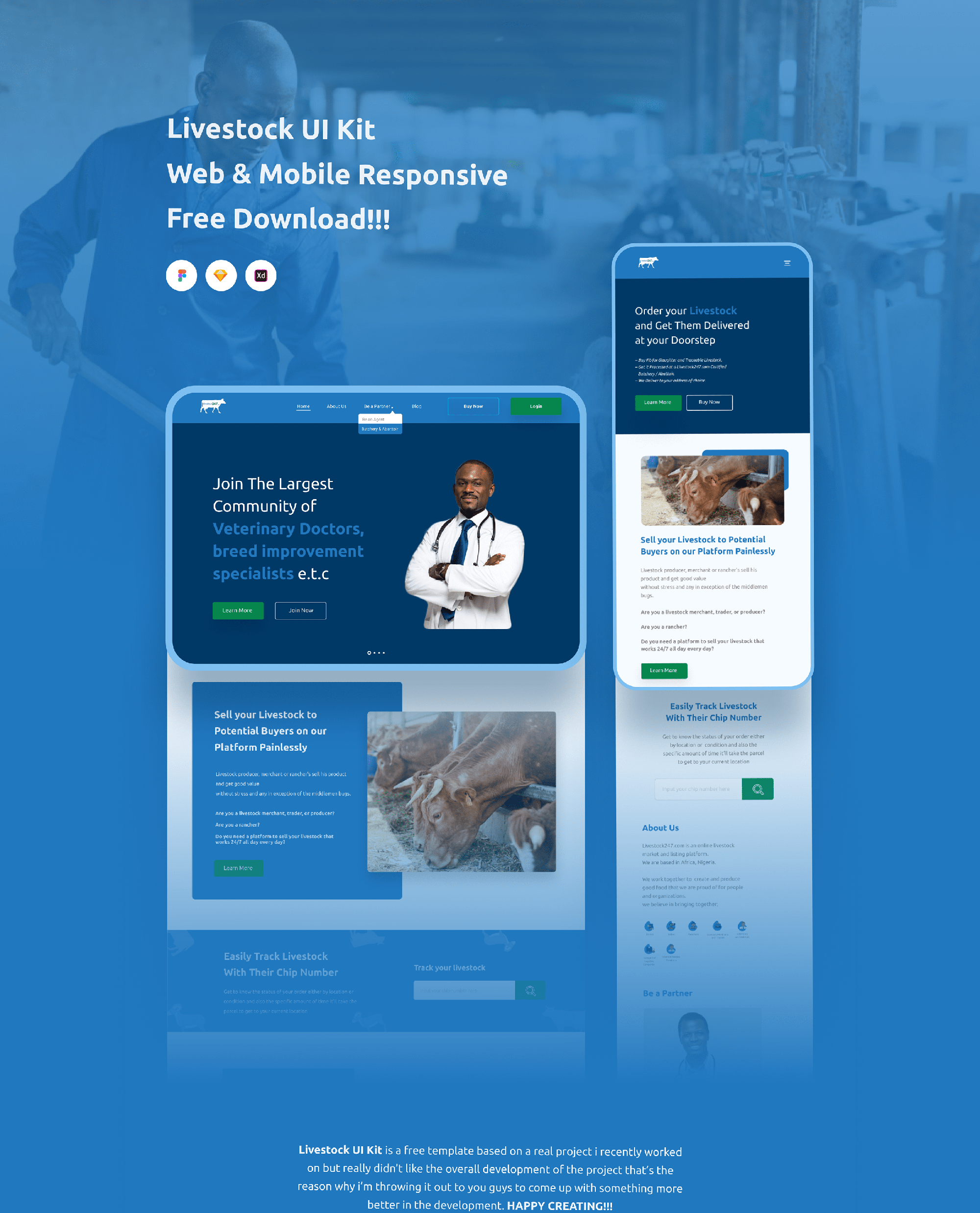 Livestock UI Kit presentation image