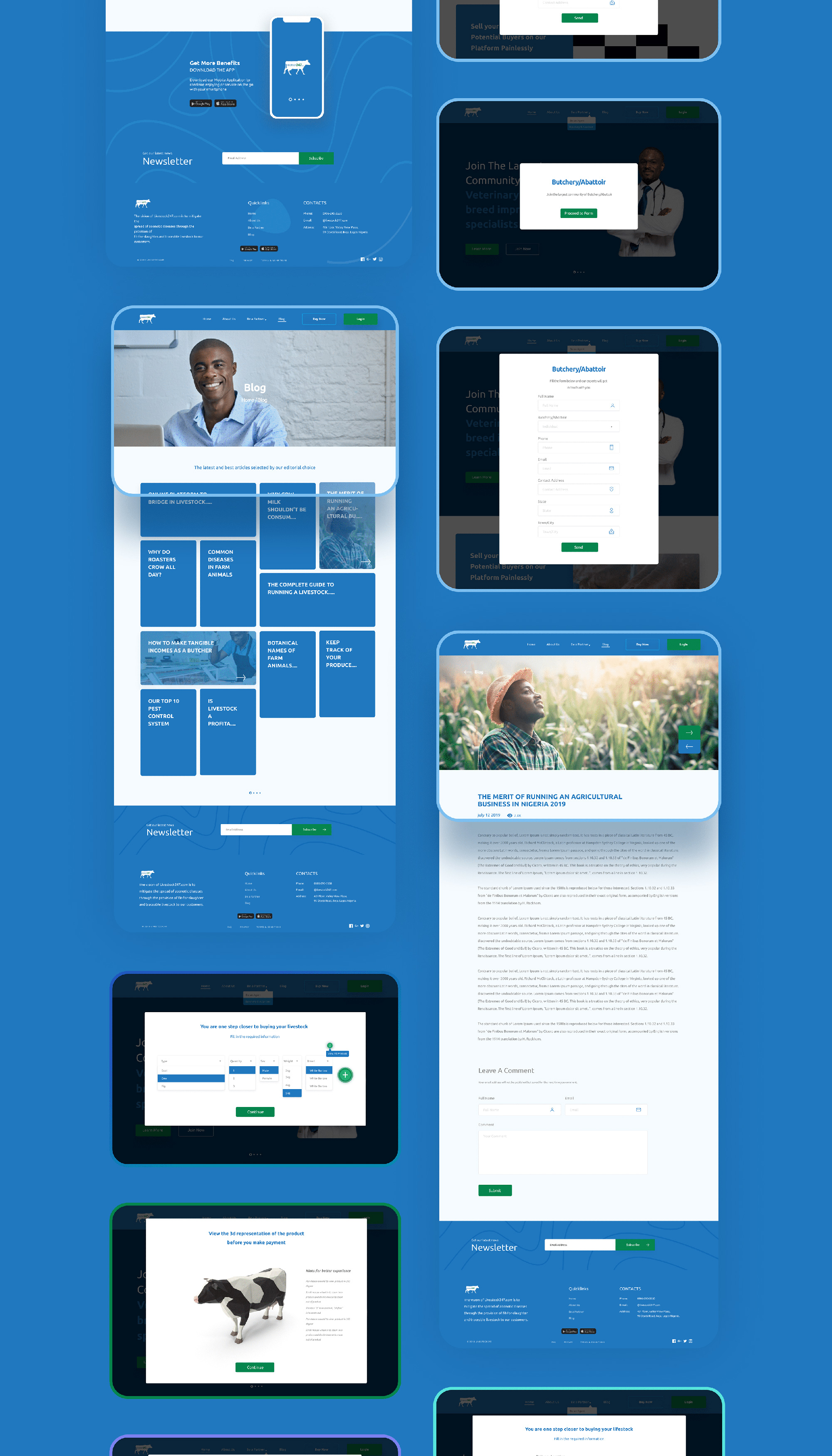 Livestock UI Kit presentation image