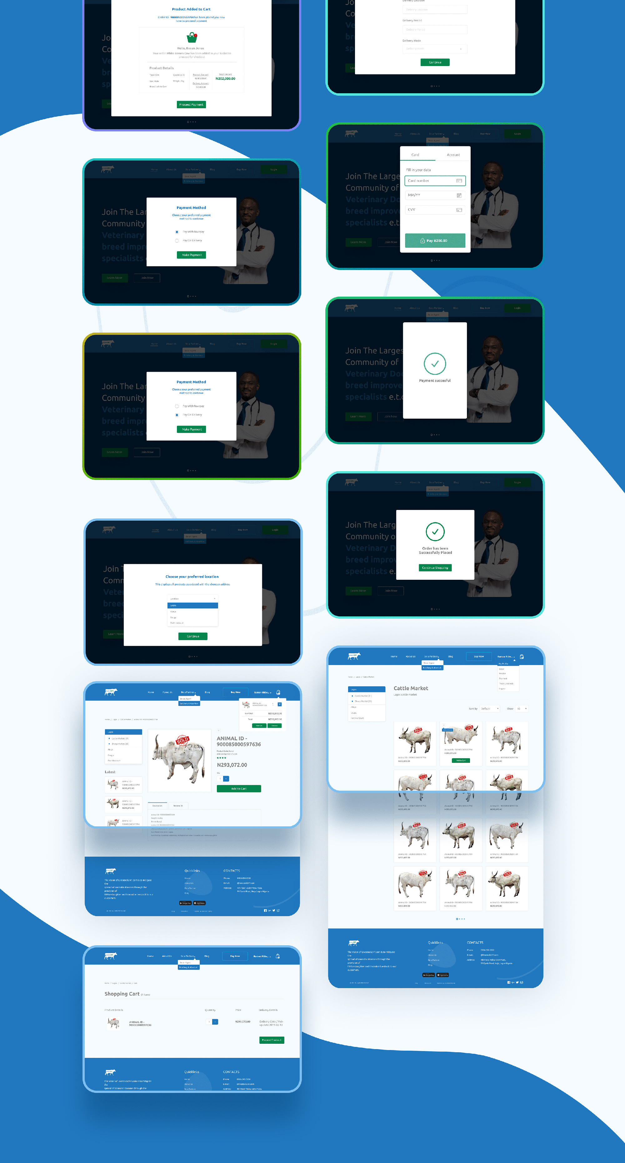 Livestock UI Kit presentation image