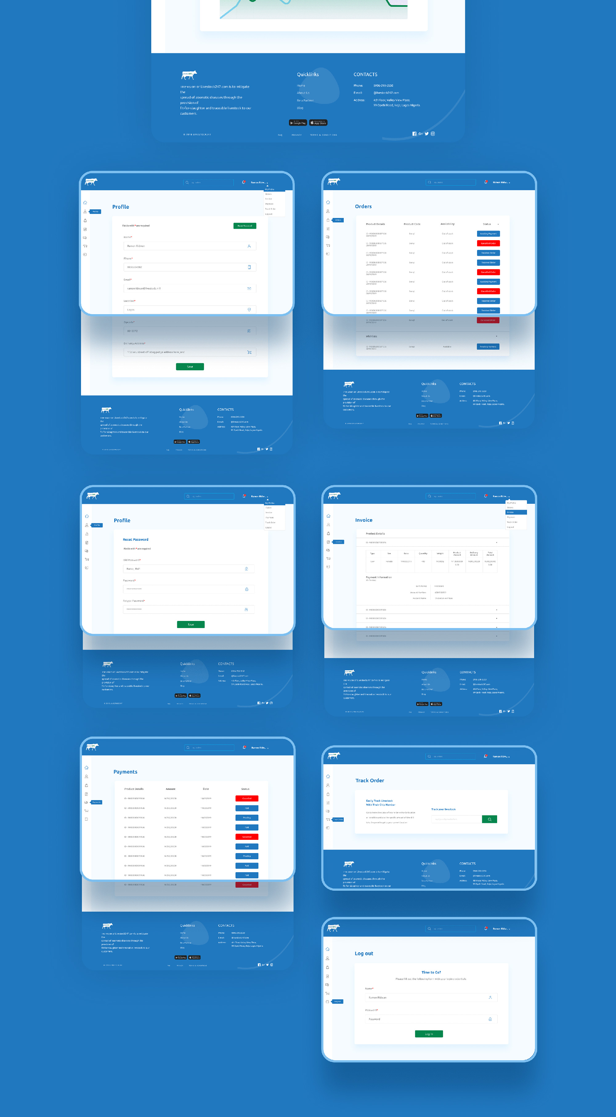 Livestock UI Kit presentation image