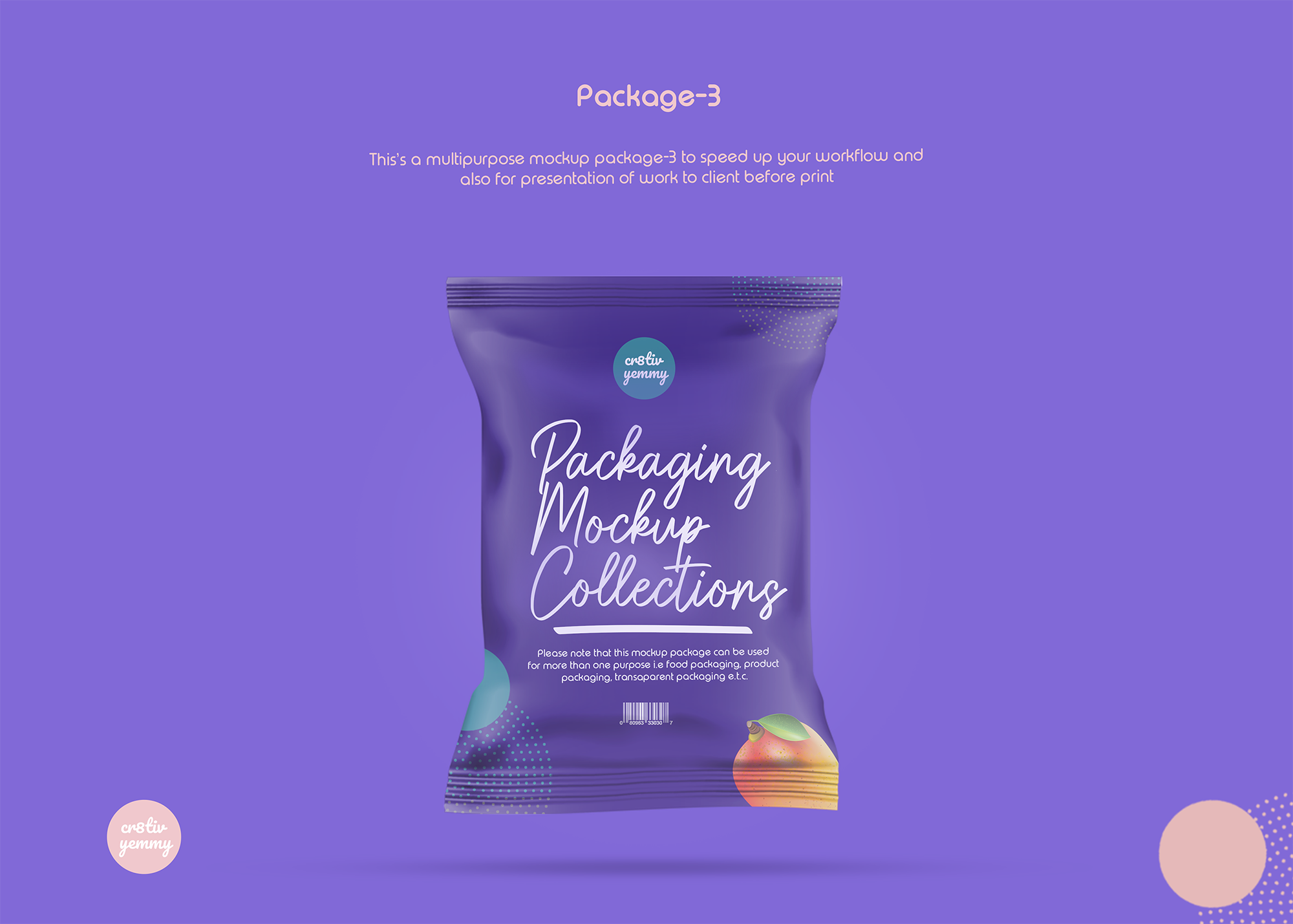 Food Packaging Mockup Collections Free Download Volume 1 presentation image