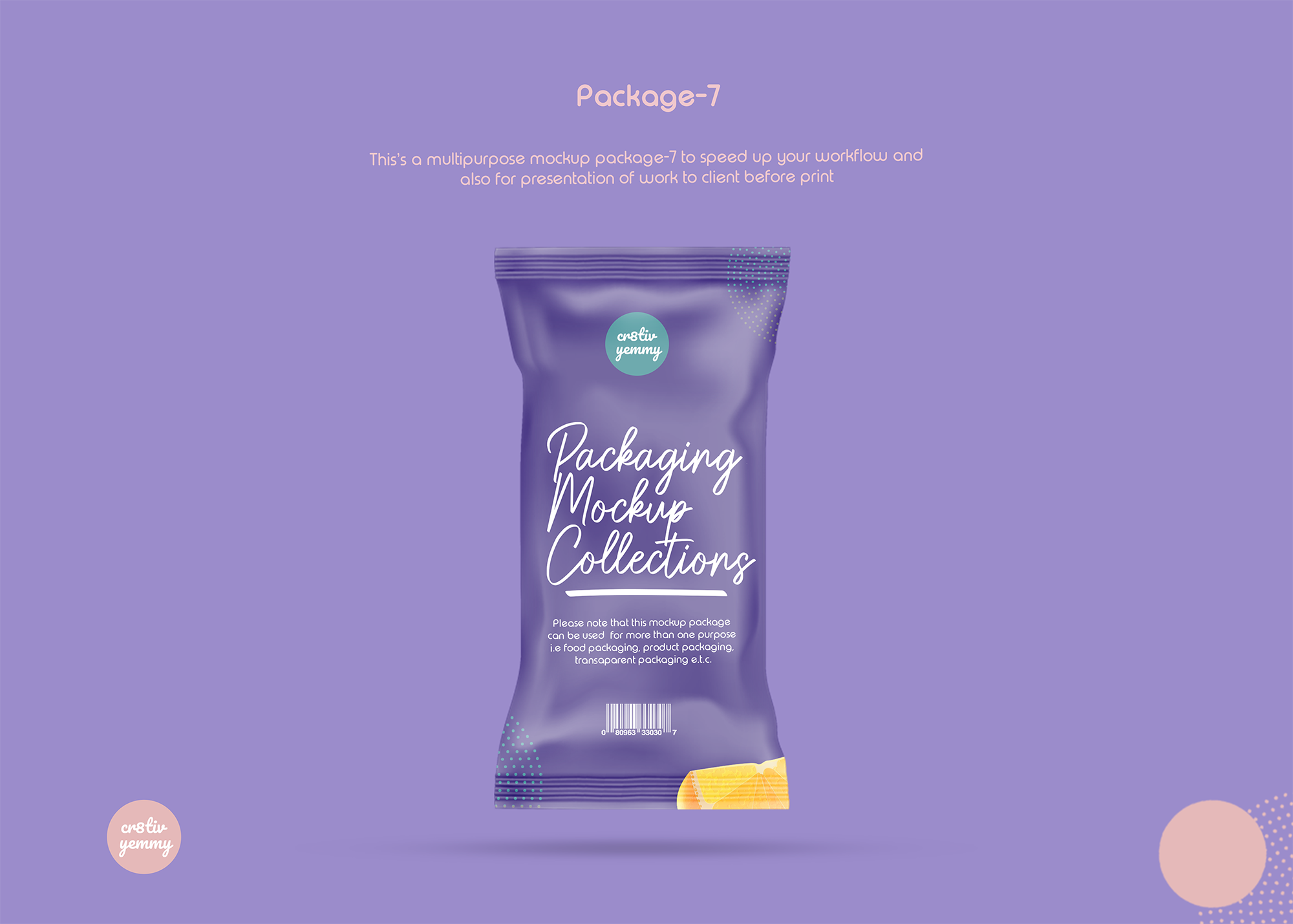 Food Packaging Mockup Collections Free Download Volume 1 presentation image