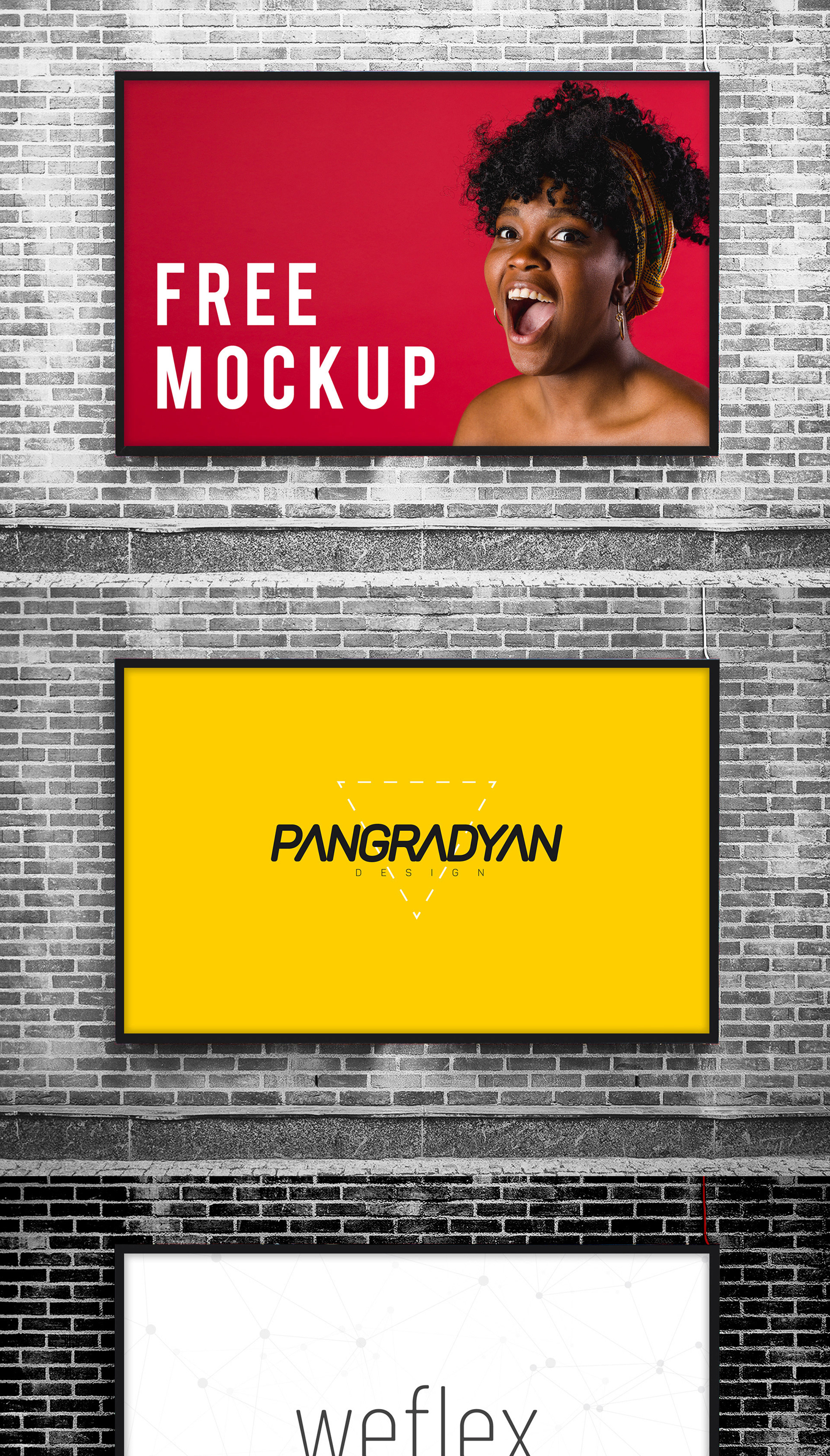 Poster PSD Mockup presentation image