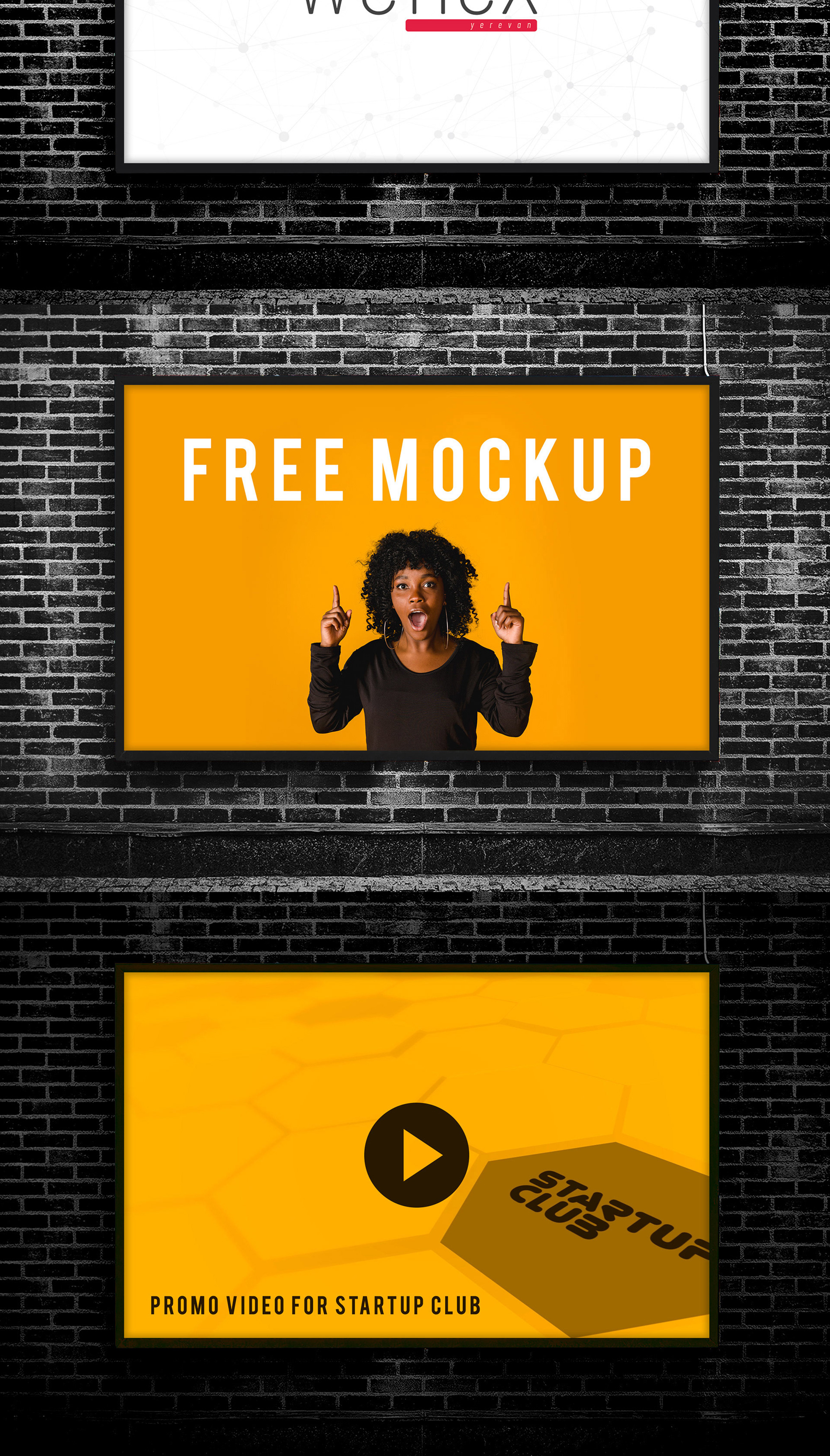 Poster PSD Mockup presentation image