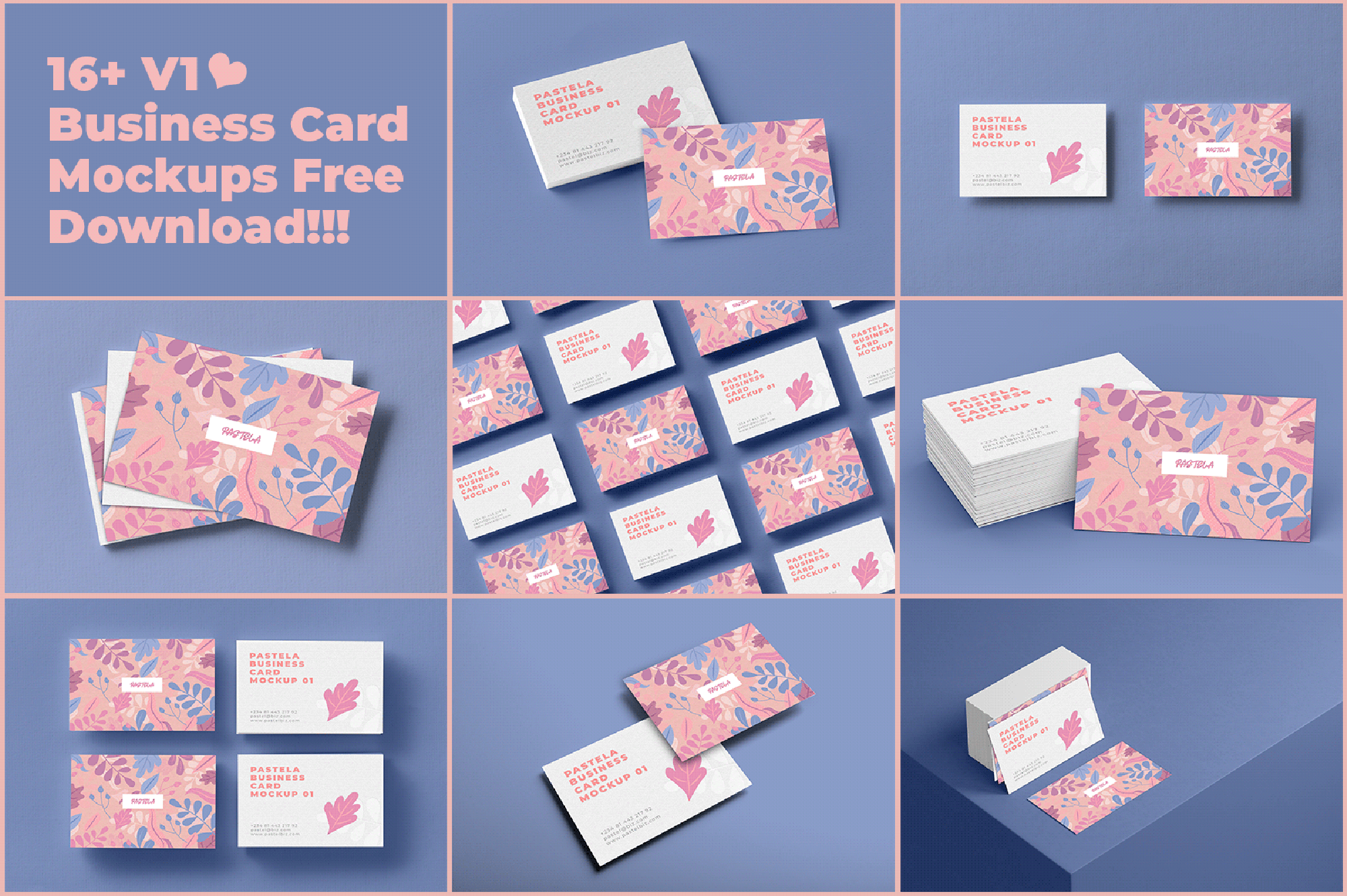 Business Card Mockup Collection V1 presentation image