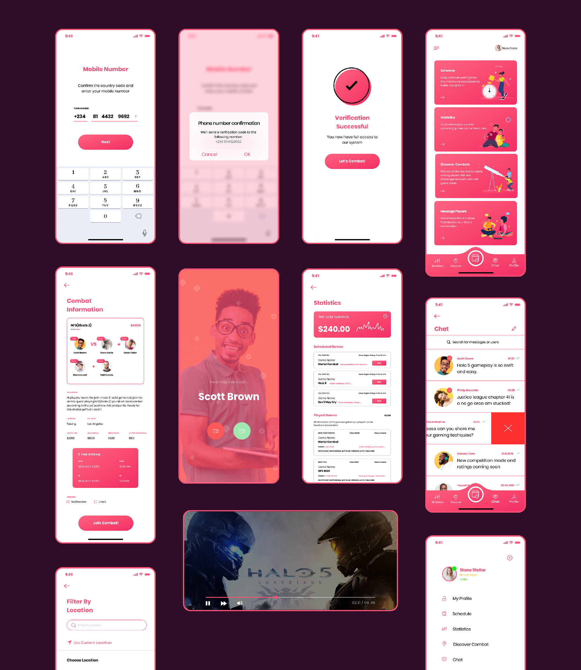 GAAMETIIME UI KIT presentation image
