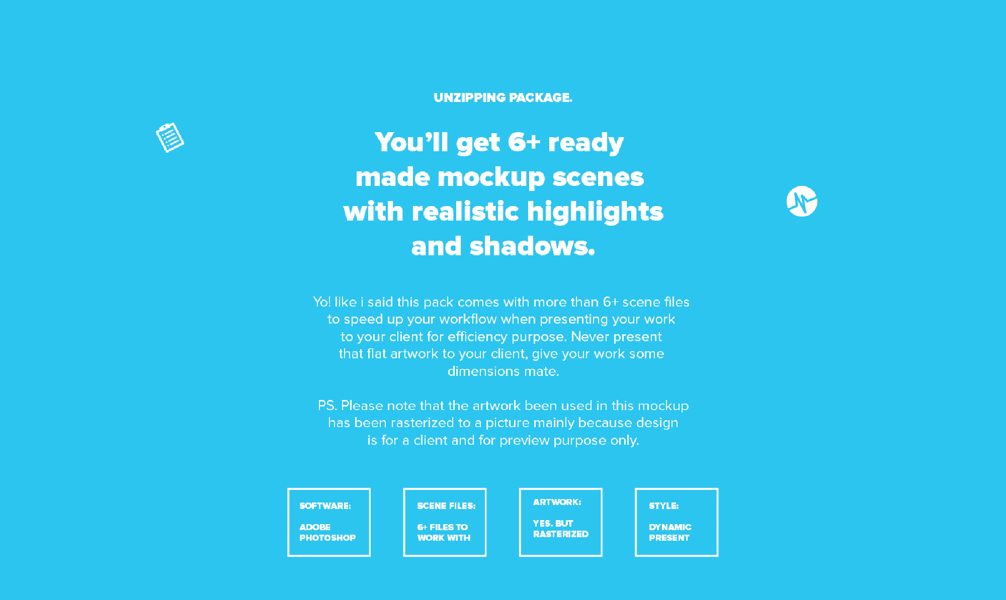 Realistic Trifold Mockup Collections presentation image