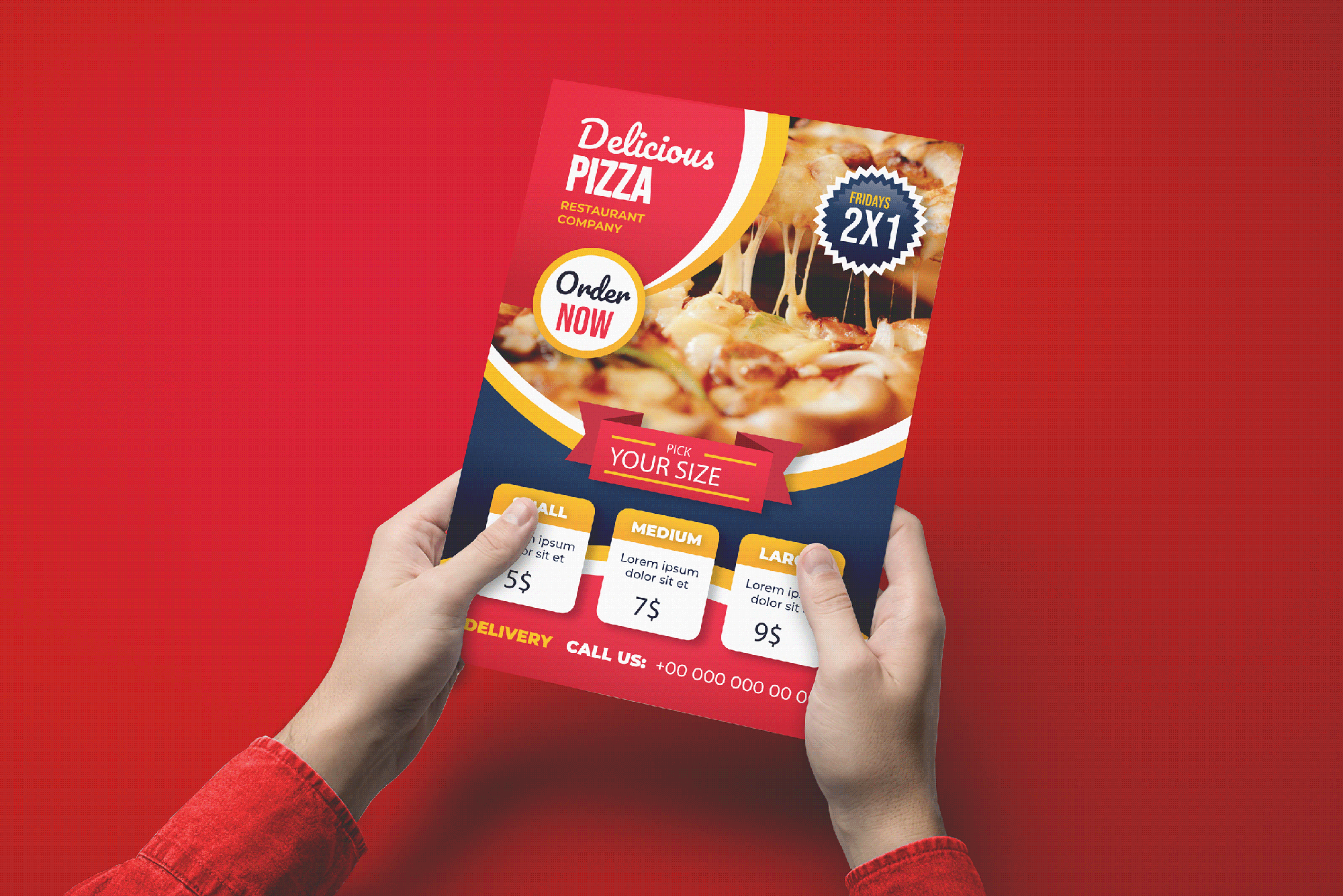 A4 Flyer Mockups Freebie presentation image