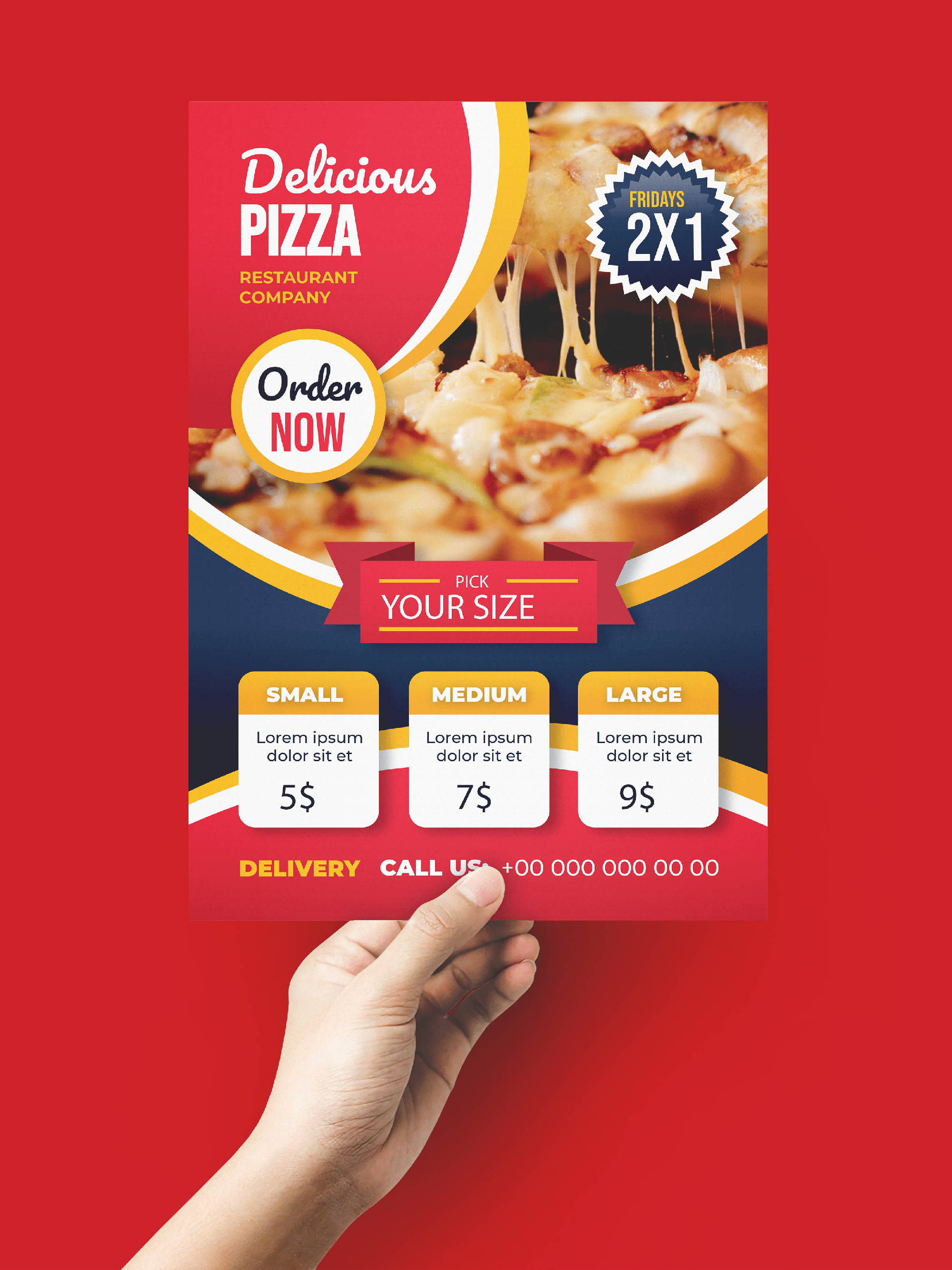 A4 Flyer Mockups Freebie presentation image