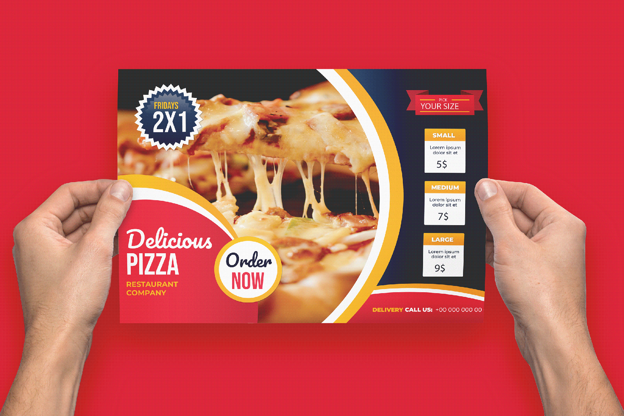 A4 Flyer Mockups Freebie presentation image