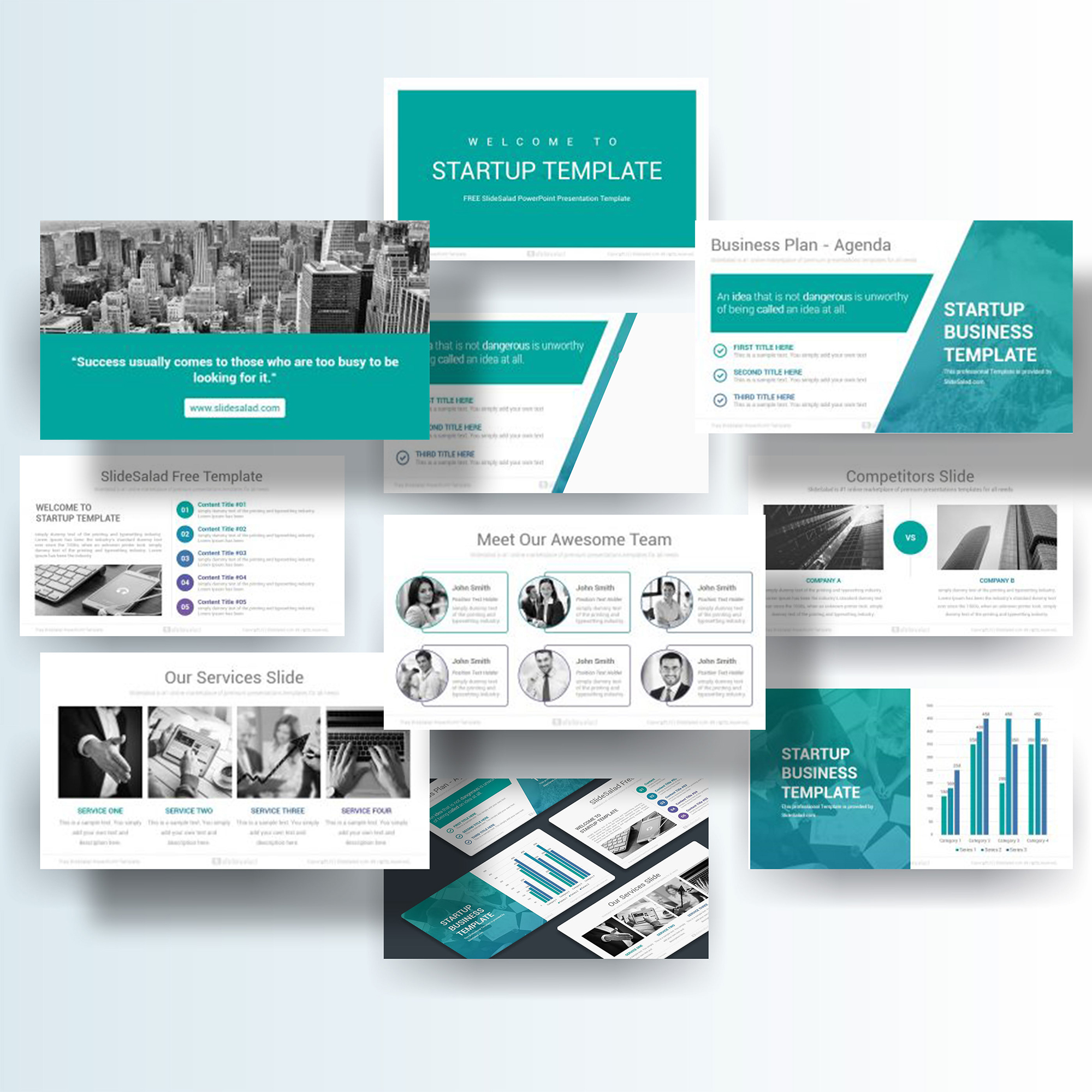 Business Presentation FREE MOCKUP presentation image