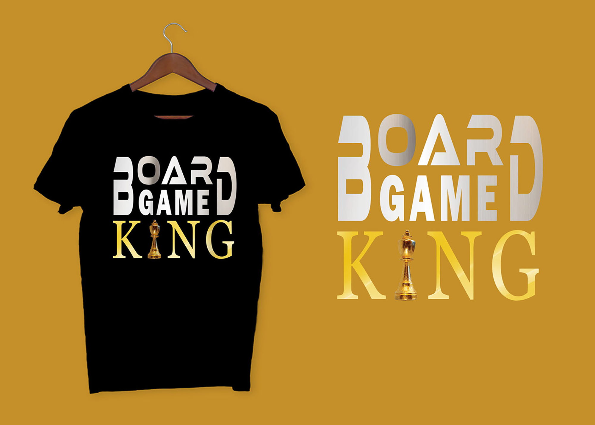 Custom T-shirt design Free PSD presentation image