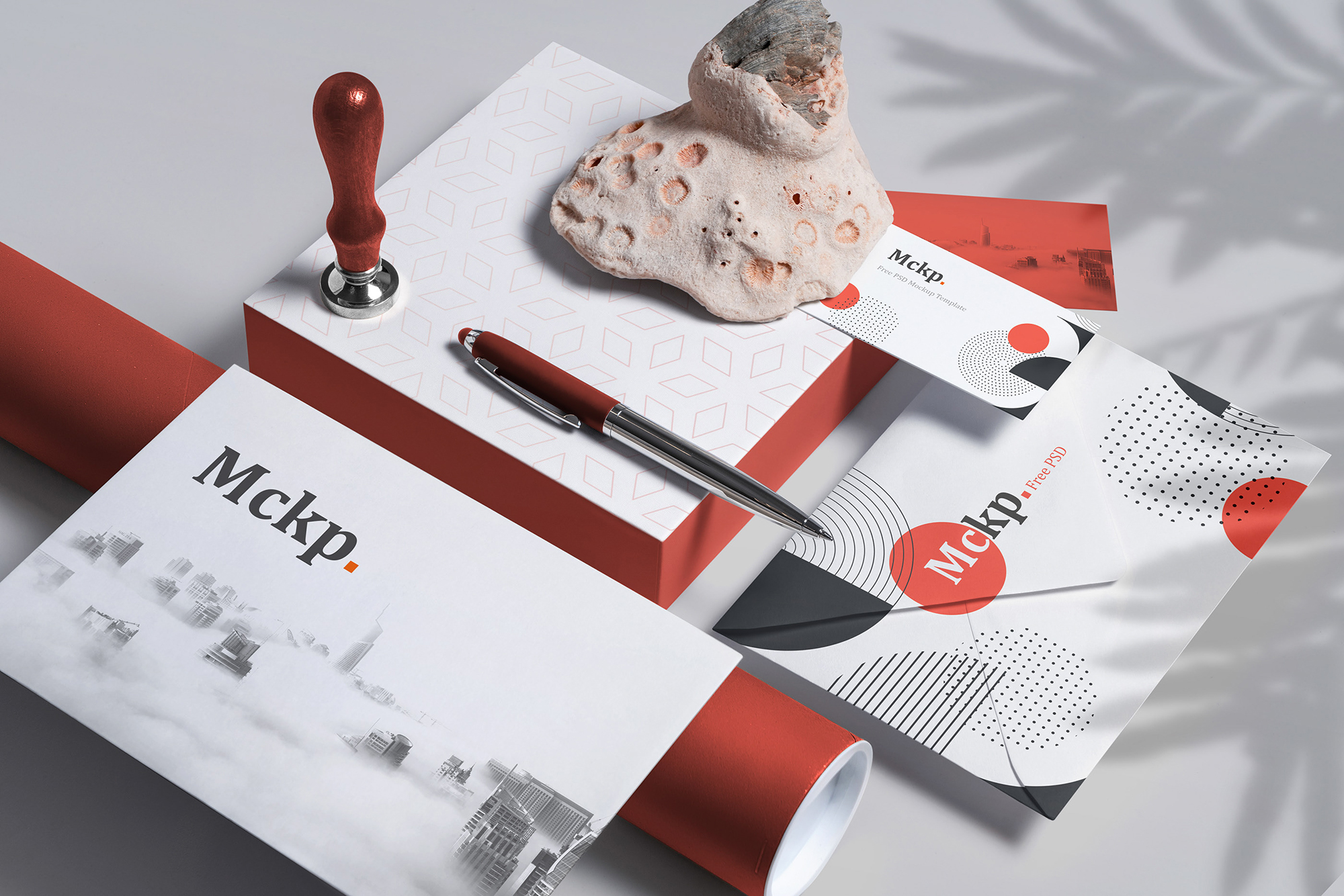 Free Branding Set Mockup presentation image