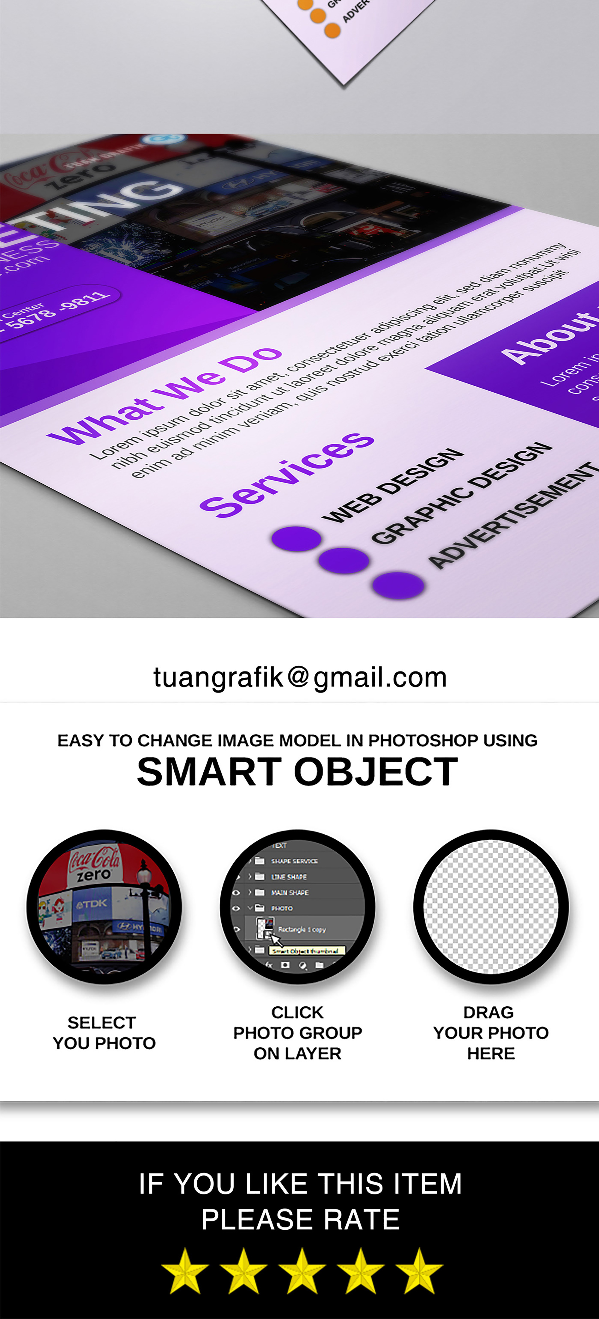 PSD Corporate Flyer Design presentation image