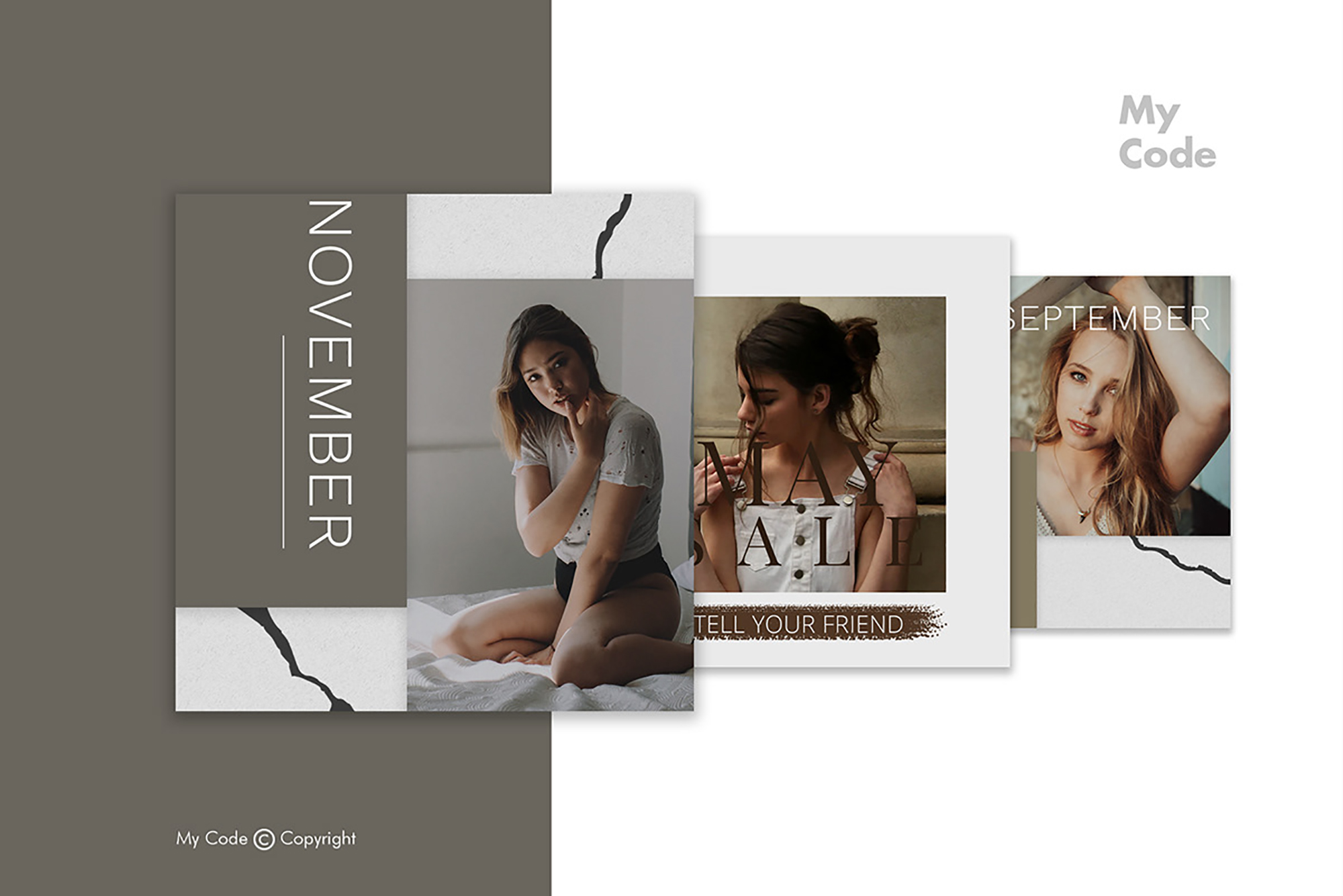 Free Fashion Instagram Post Templates presentation image