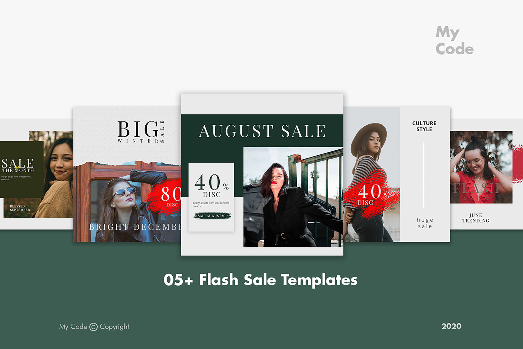 Free Fashion Instagram Post Templates presentation image