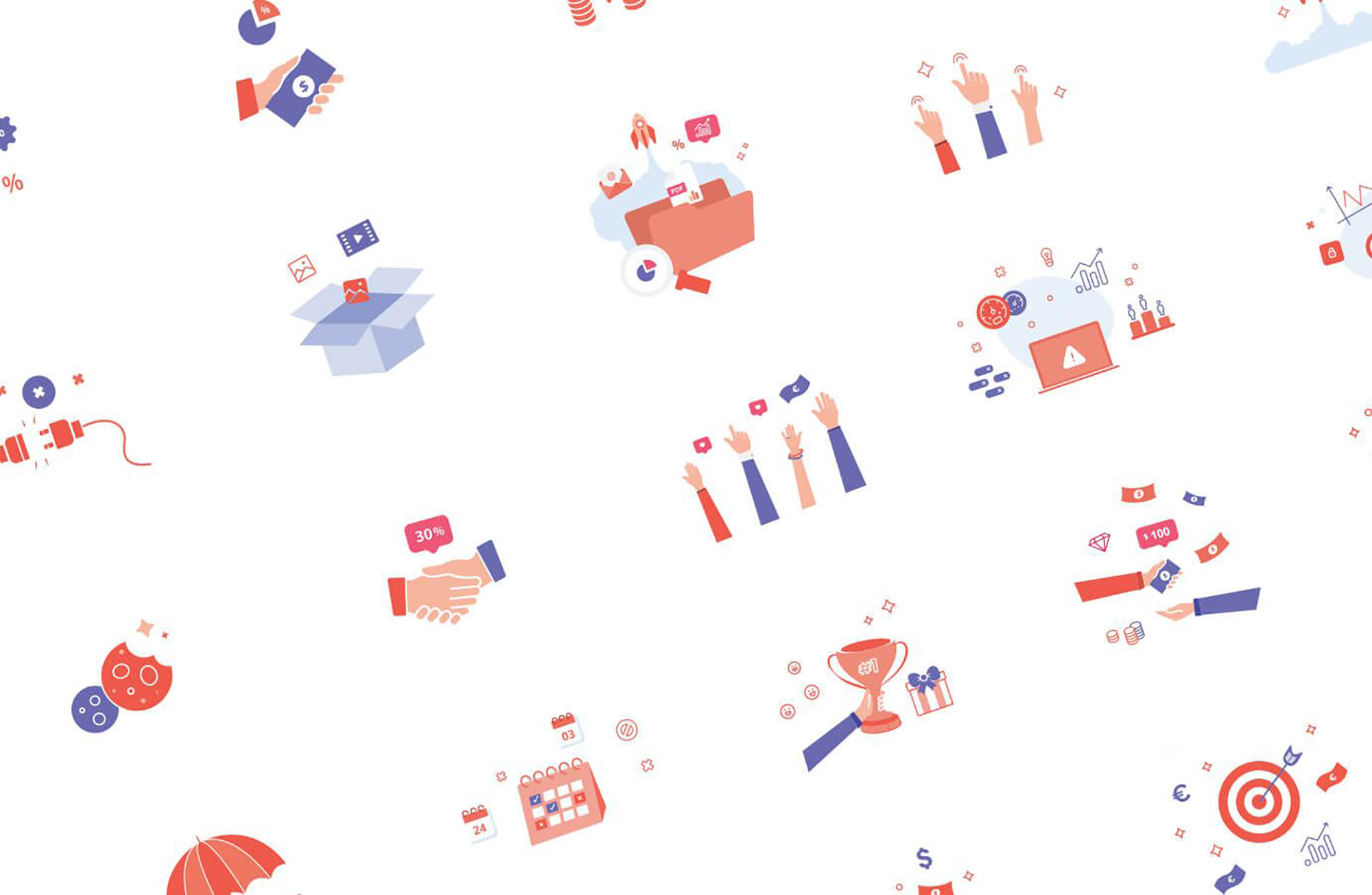 Free icon set from Seodity team presentation image