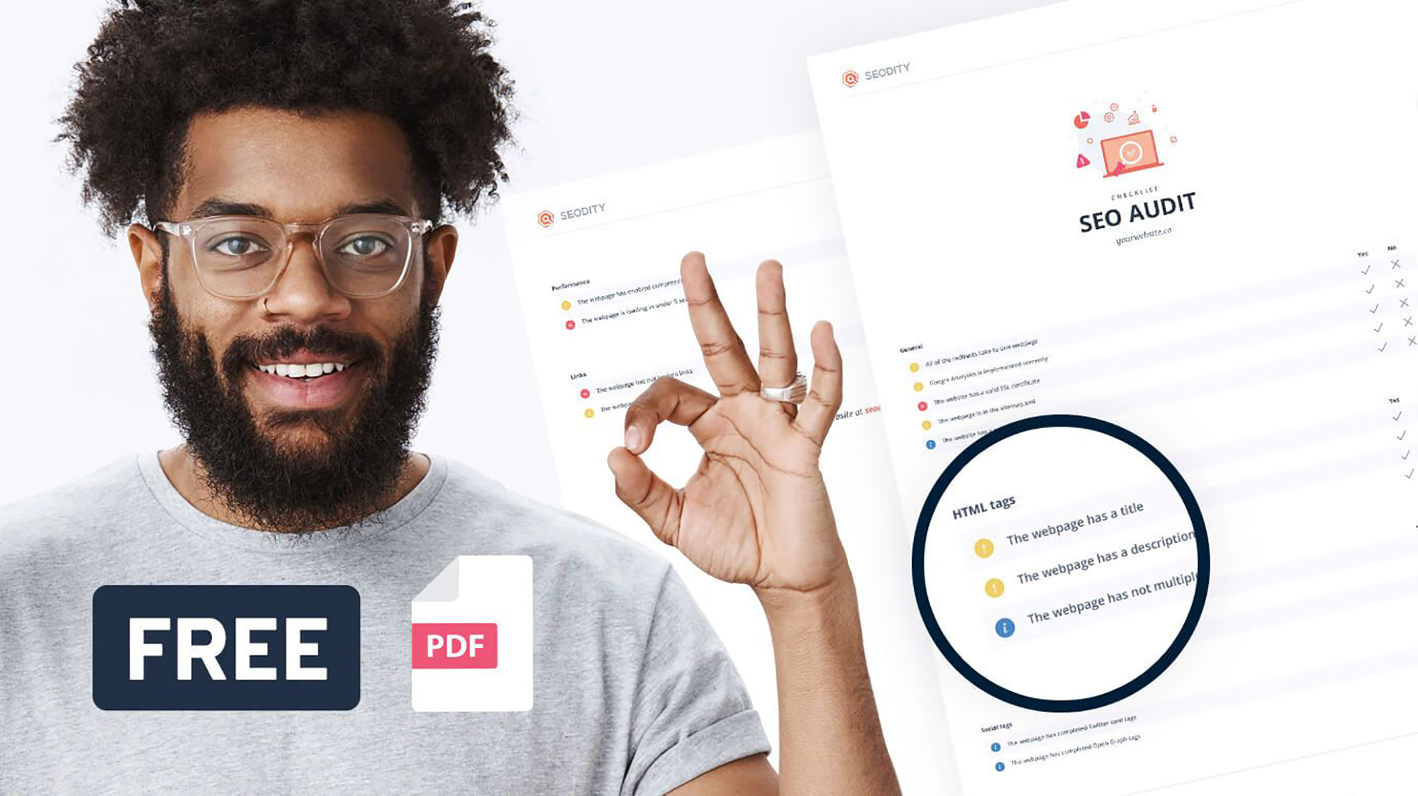 Free SEO checklist presentation image