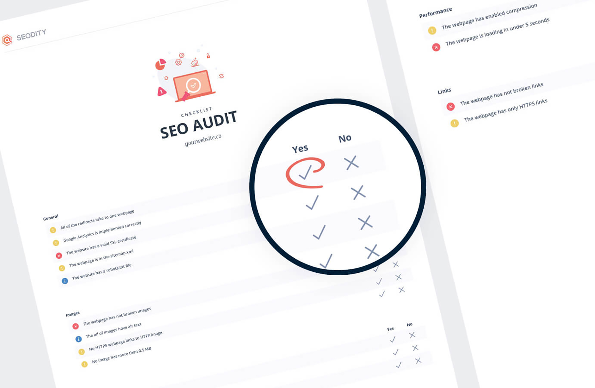 Free SEO checklist presentation image