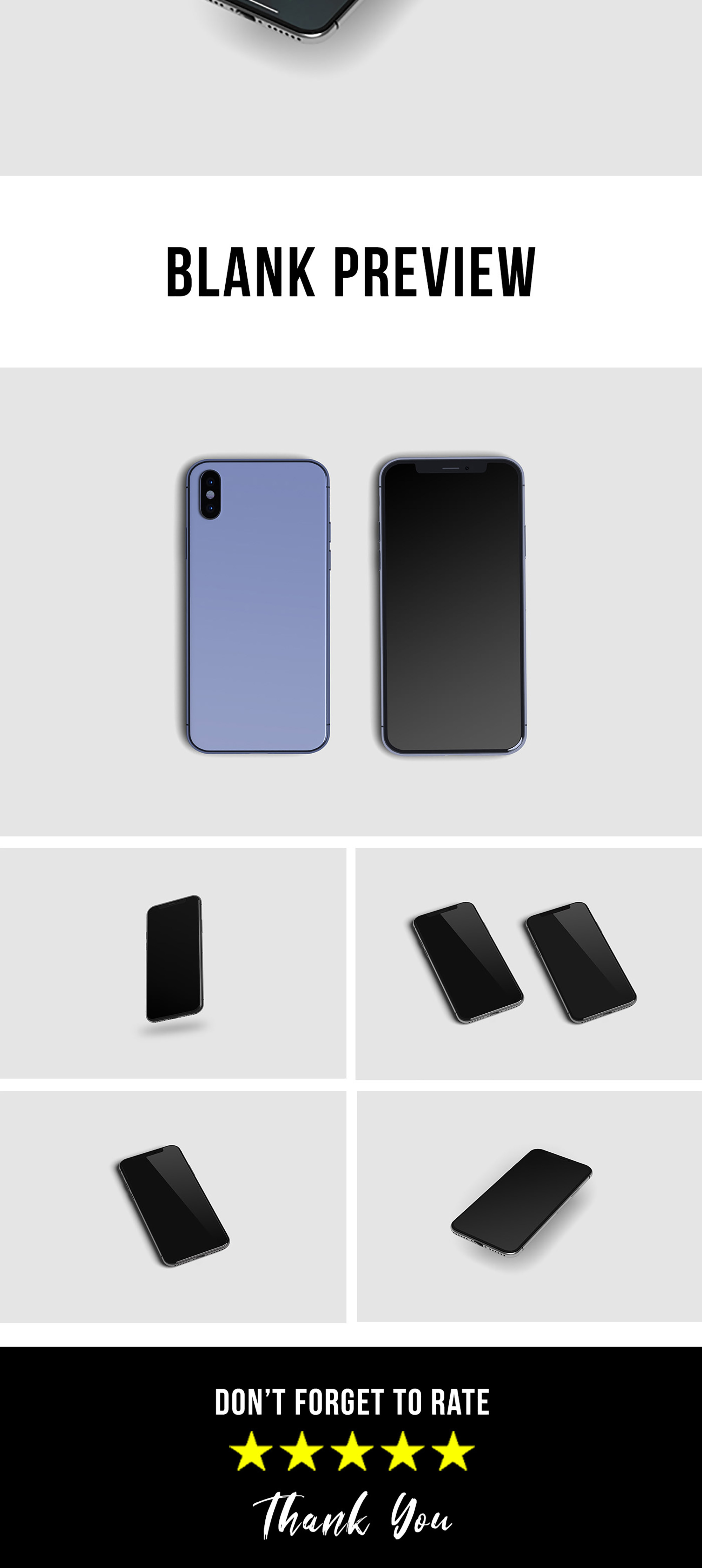 Iphone X Mockup presentation image